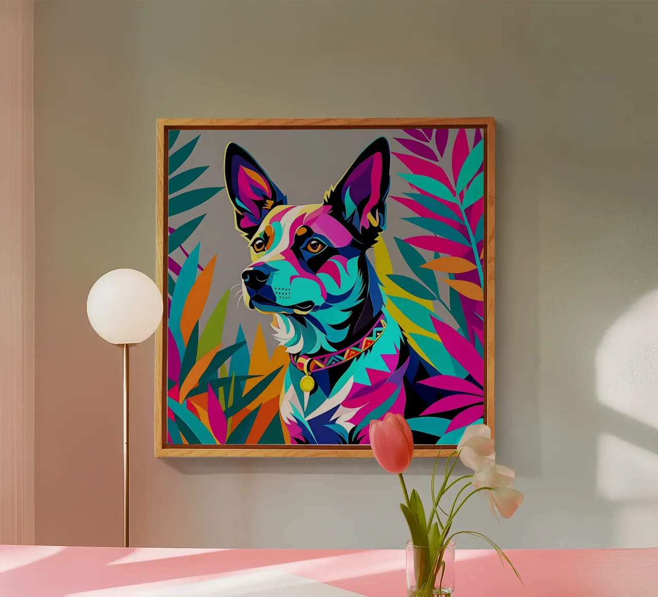 Dog_Style_E_1 acrylic glass by Tierisch bunt by LK