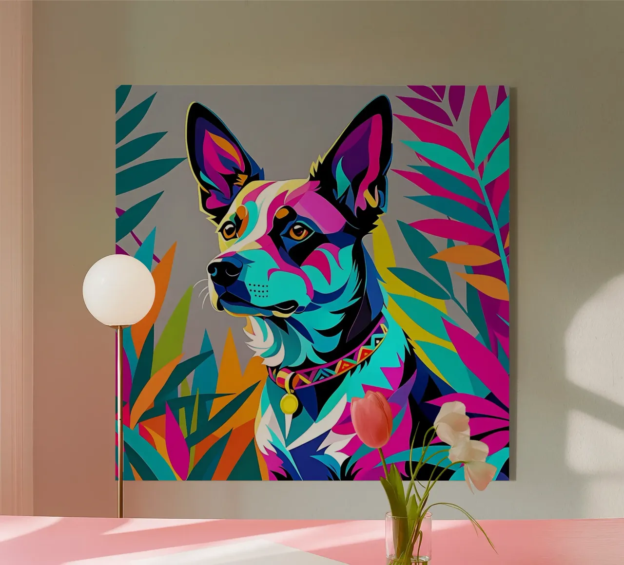 Dog_Style_E_1 acrylic glass by Tierisch bunt by LK