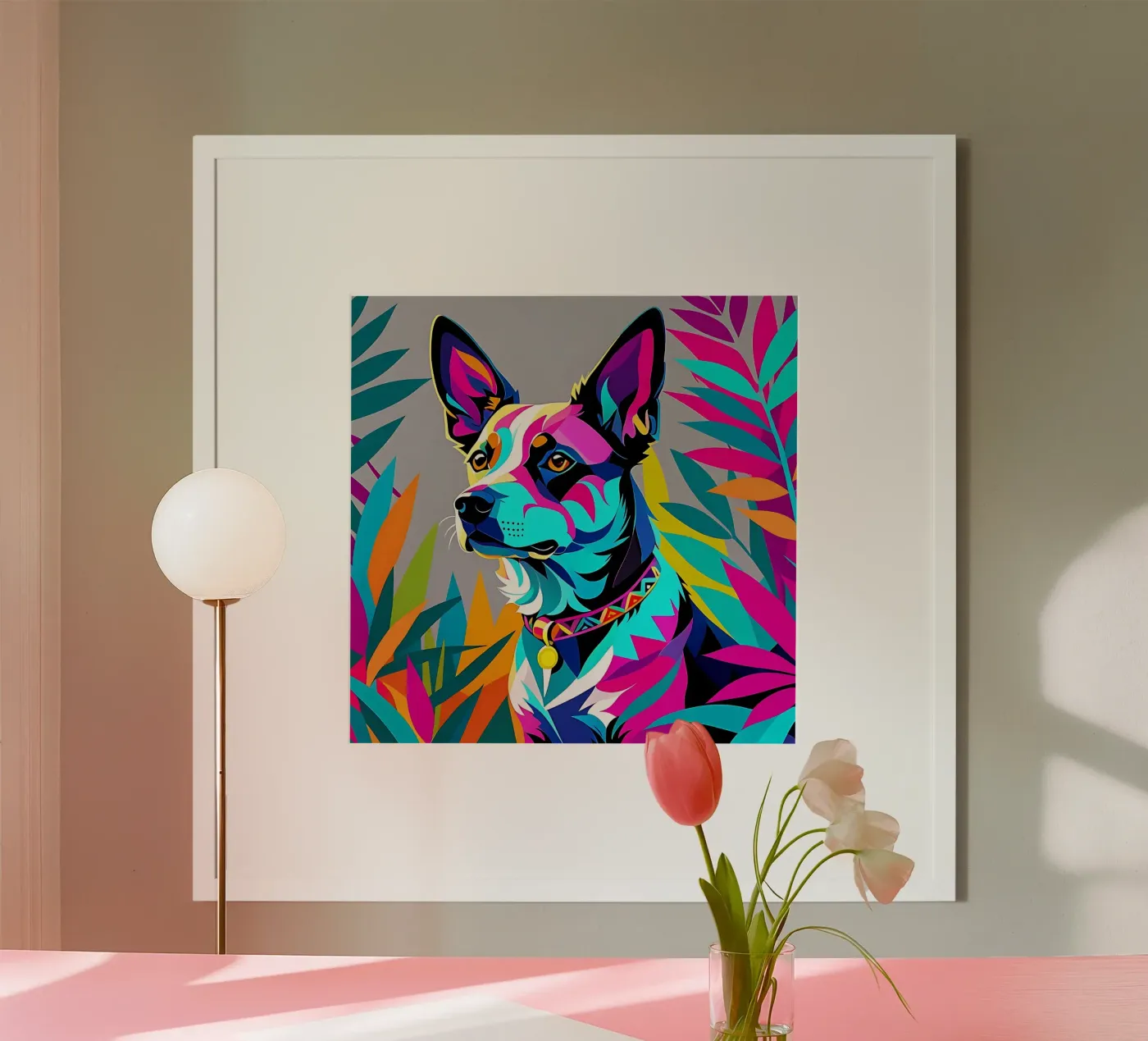 Dog_Style_E_1 poster by Tierisch bunt by LK