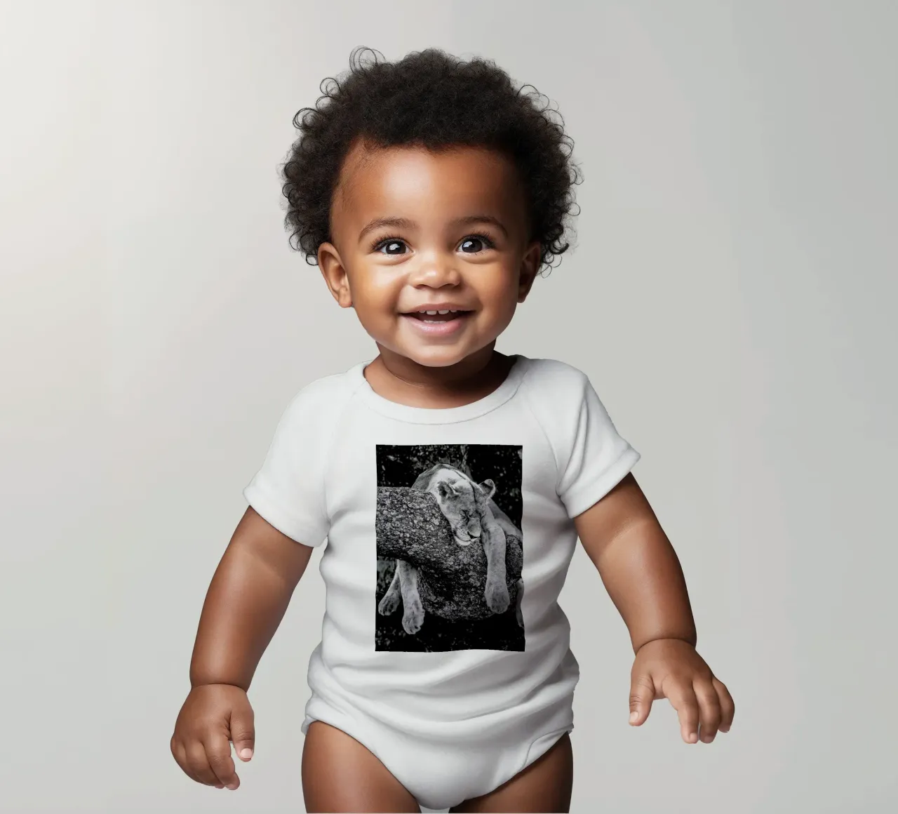 Lazy Day body neonato maniche corte da Natural Kingdom