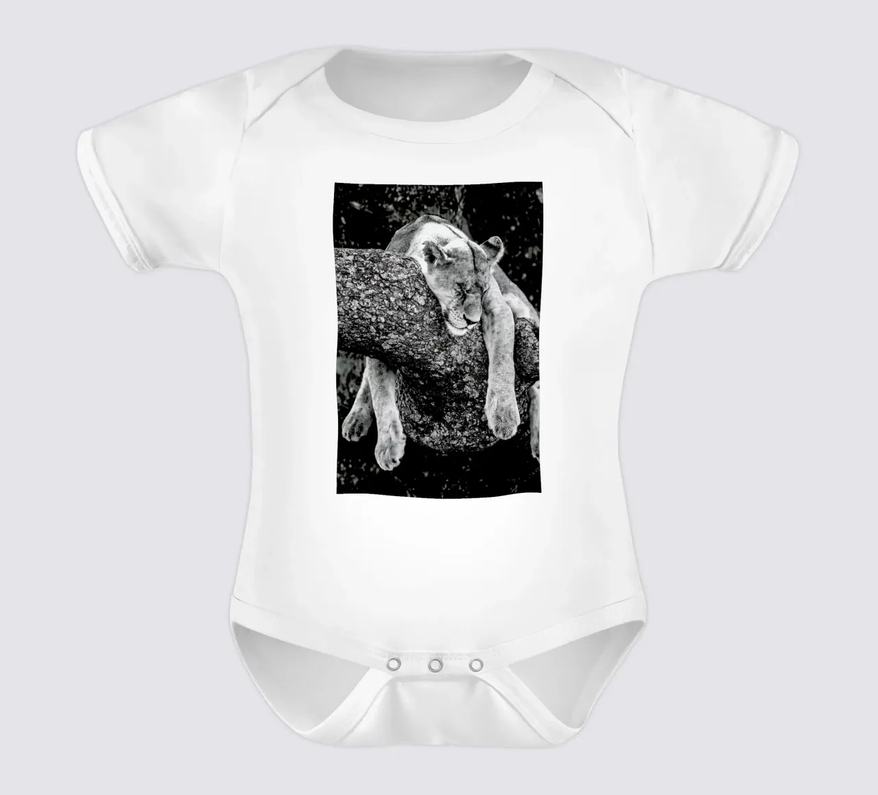 Lazy Day Kurzarm Babybody von Natural Kingdom