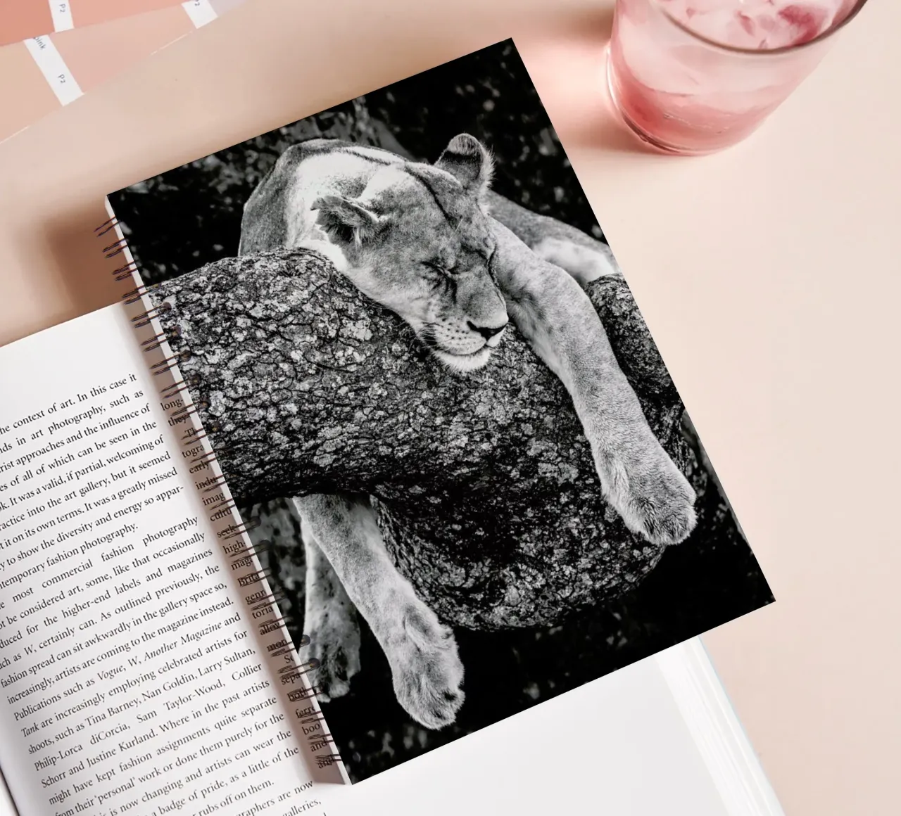 Lazy Day notitieboek met spiraal van Natural Kingdom