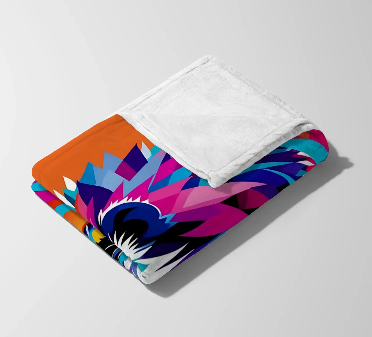 Igel_Stil_E_1 Fleecedecke von Tierisch bunt by LK