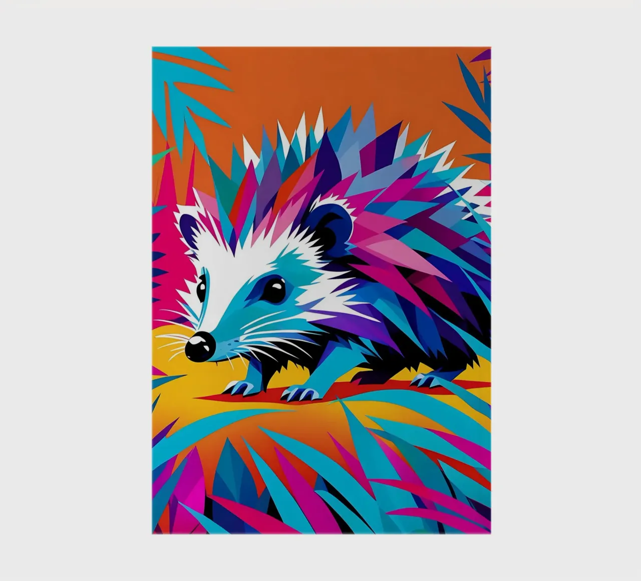Hedgehog_style_E_1 notebook by Tierisch bunt by LK