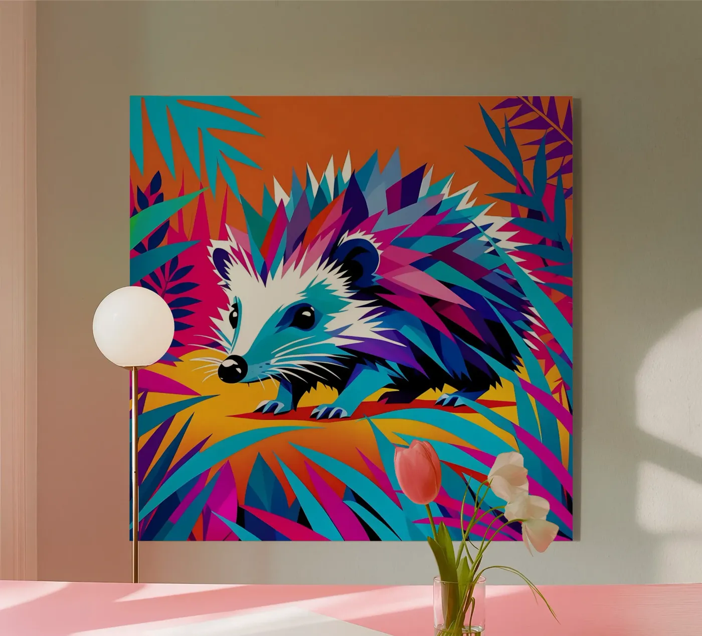 Hedgehog_style_E_1 plexiglas de Tierisch bunt by LK