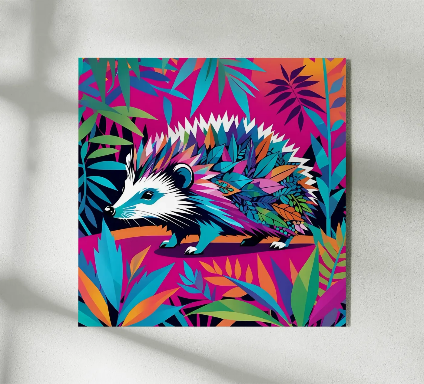 Hedgehog_style_E_2 plexiglas de Tierisch bunt by LK