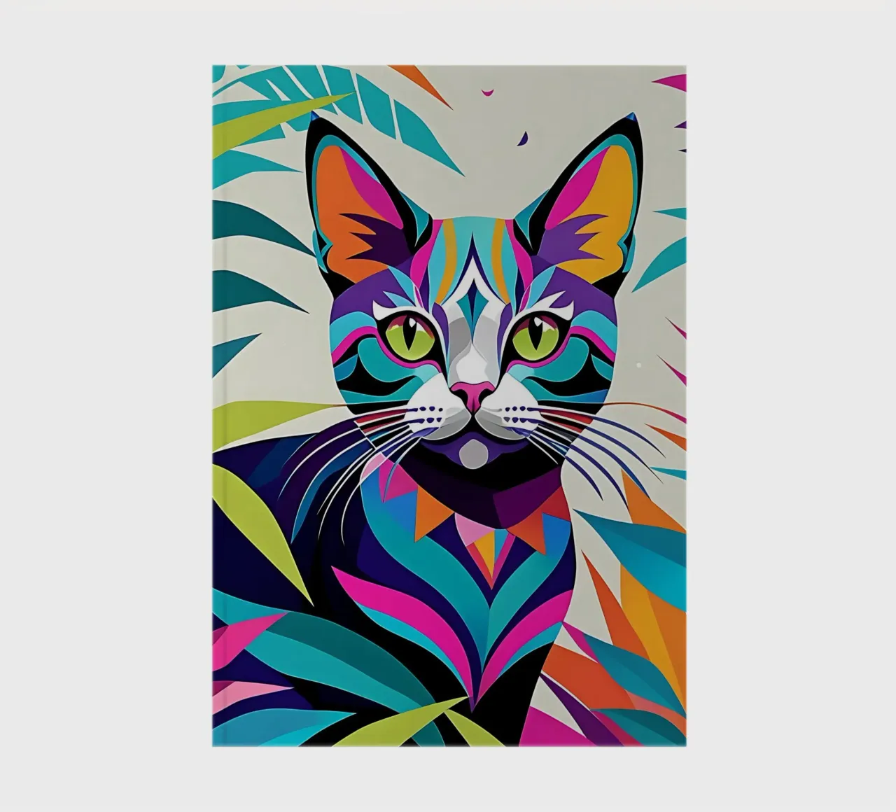 Cat_Style_E_1 notebook by Tierisch bunt by LK