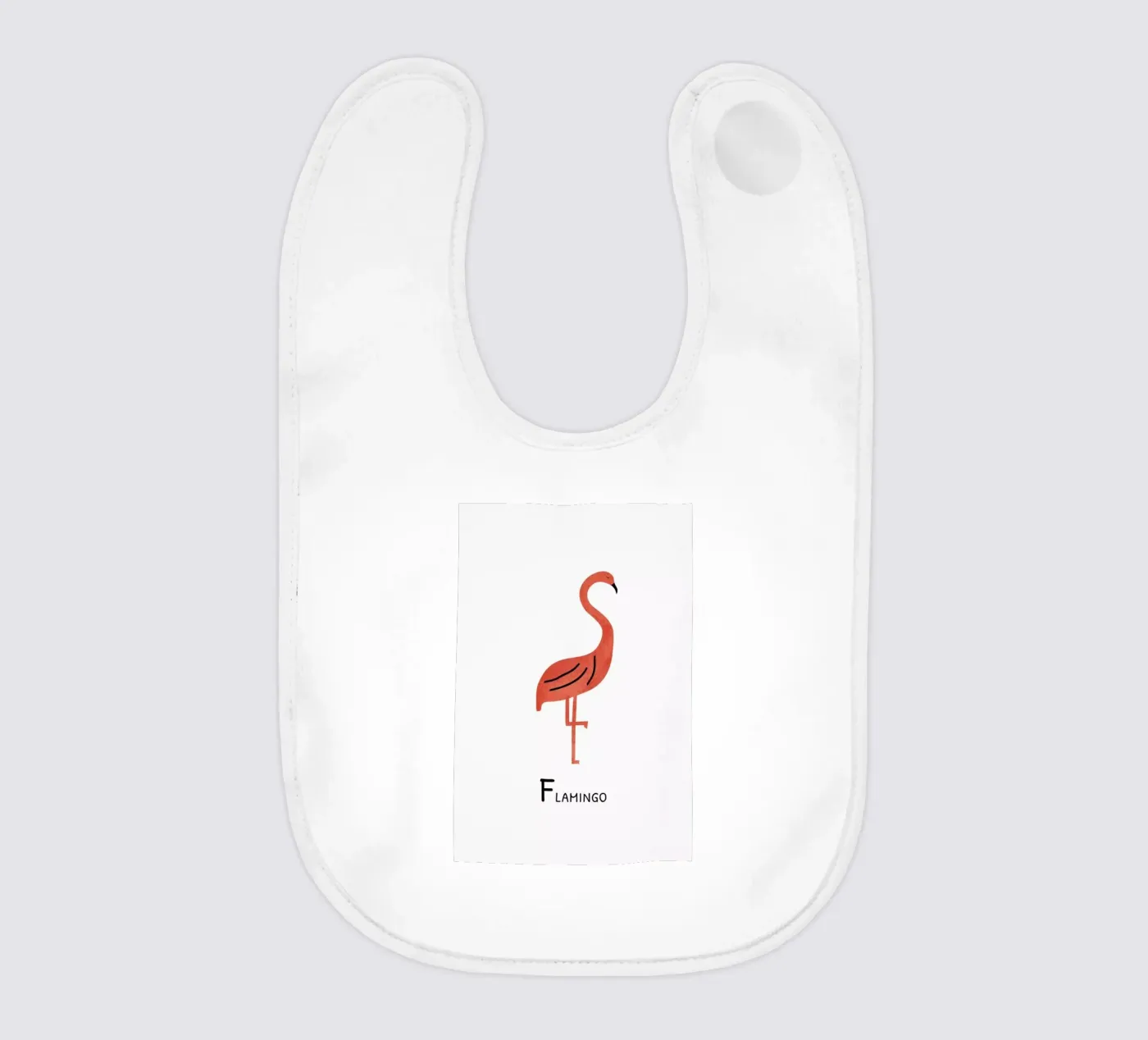 Flamingo bavoir de Little Flourishes