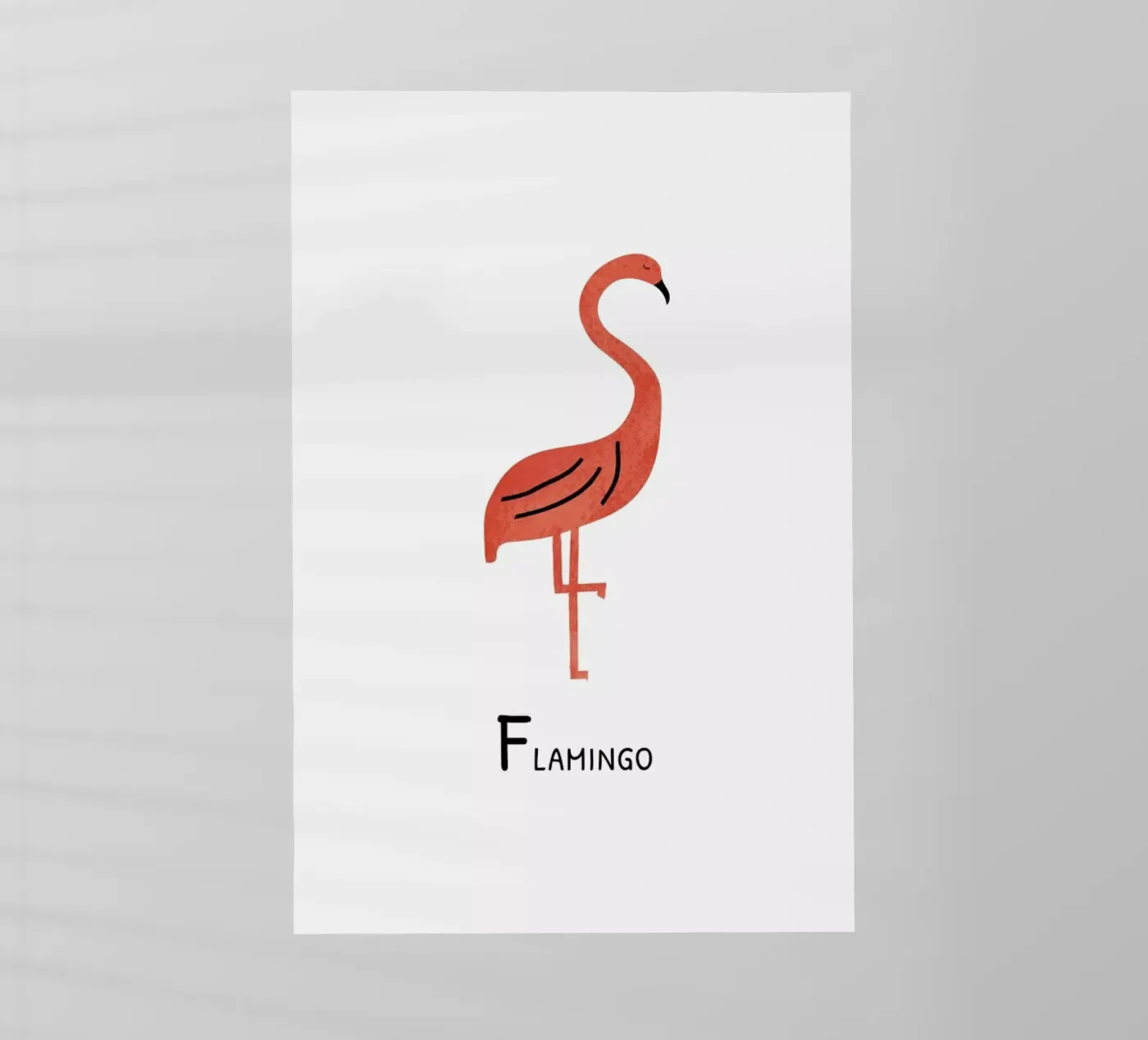 Flamingo pellicola backlit da Little Flourishes