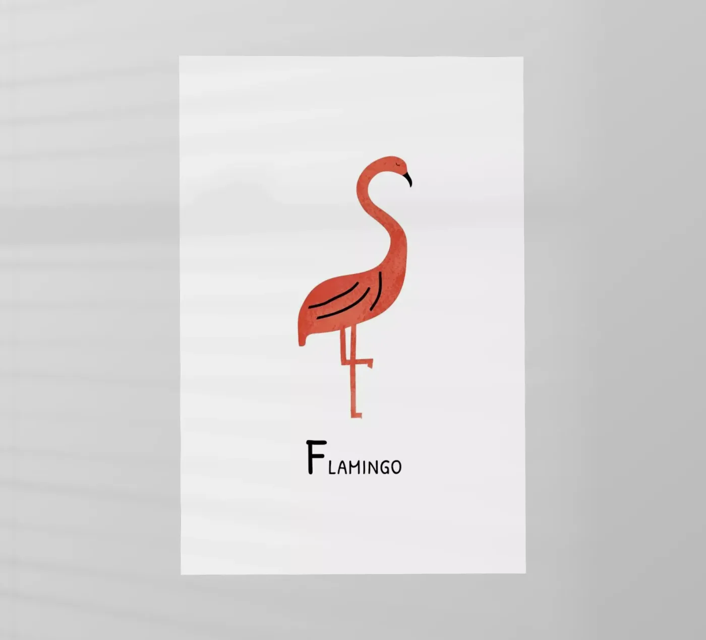 Flamingo pellicola backlit da Little Flourishes