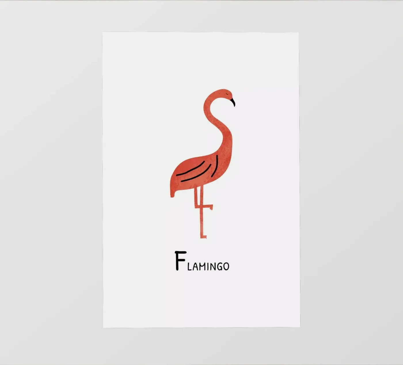 Flamingo pellicola backlit da Little Flourishes