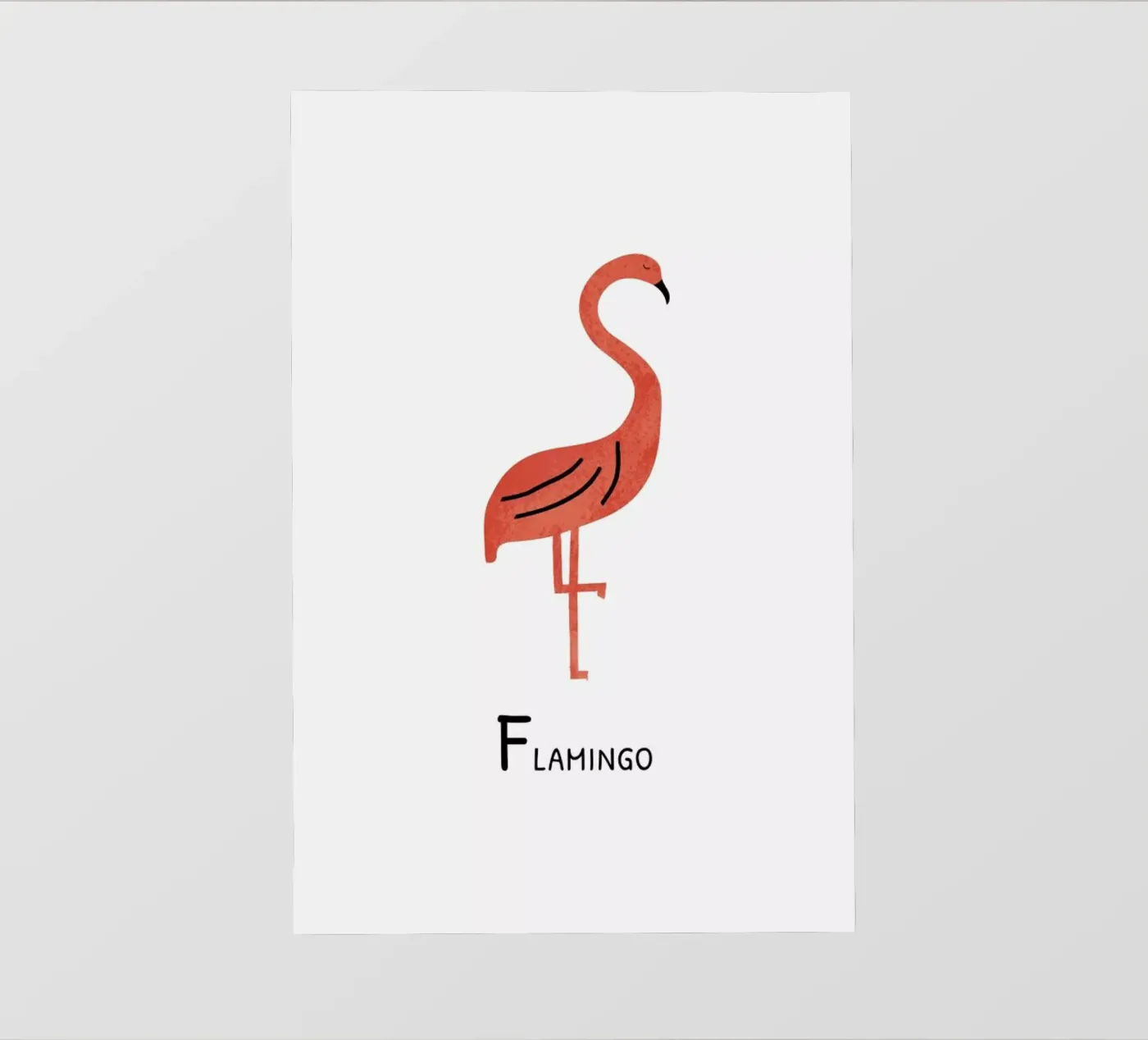 Flamingo pellicola backlit da Little Flourishes