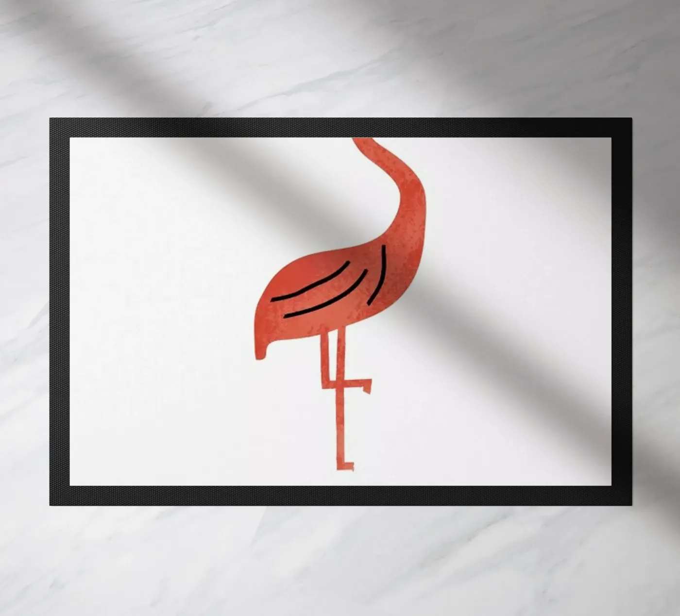 Flamingo Fußmatte von Little Flourishes