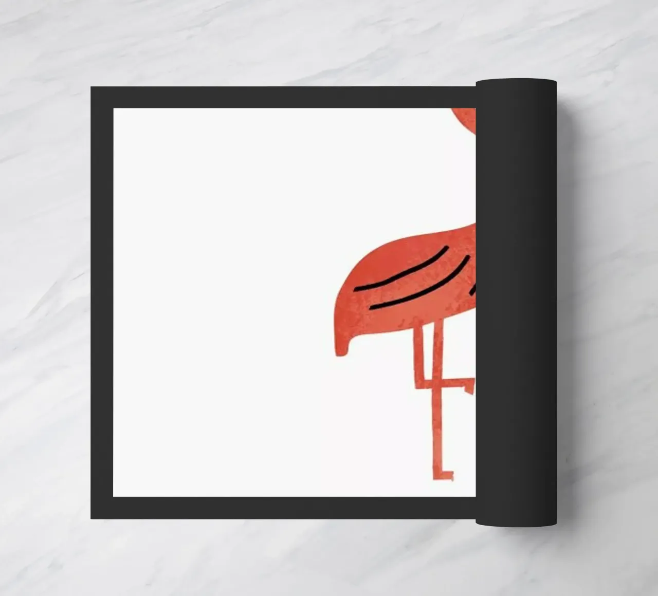 Flamingo zerbino da Little Flourishes