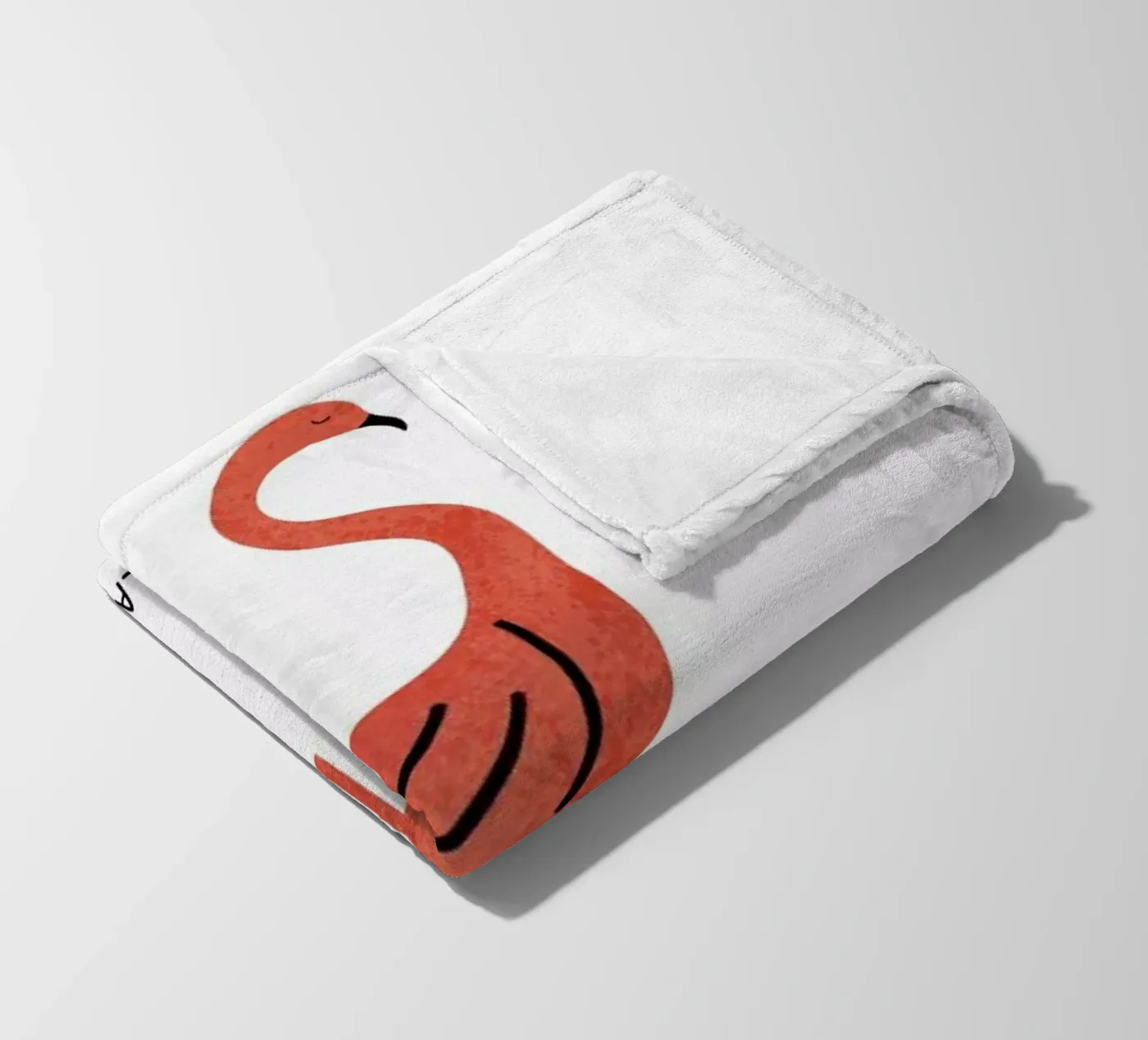 Flamingo fleecedeken van Little Flourishes