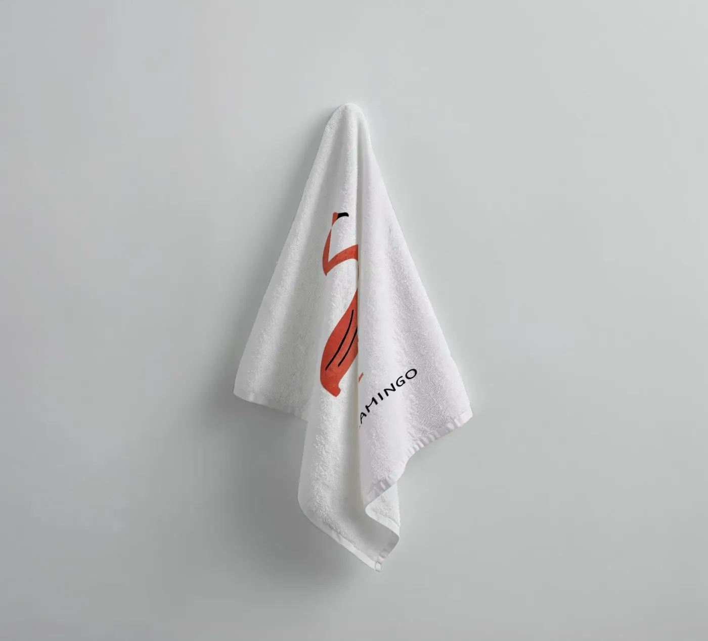 Flamingo towel by Little Flourishes