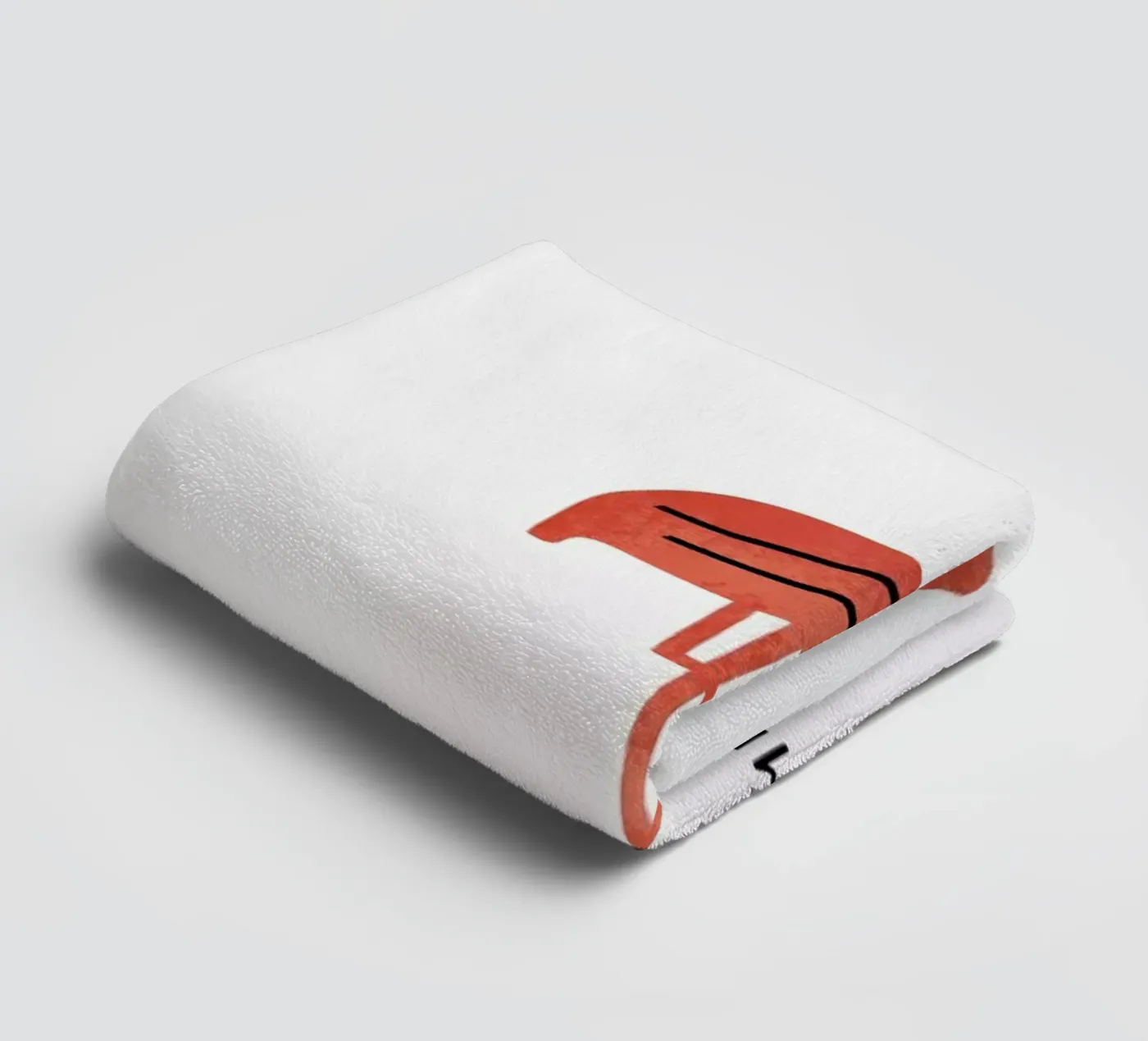Flamingo towel by Little Flourishes