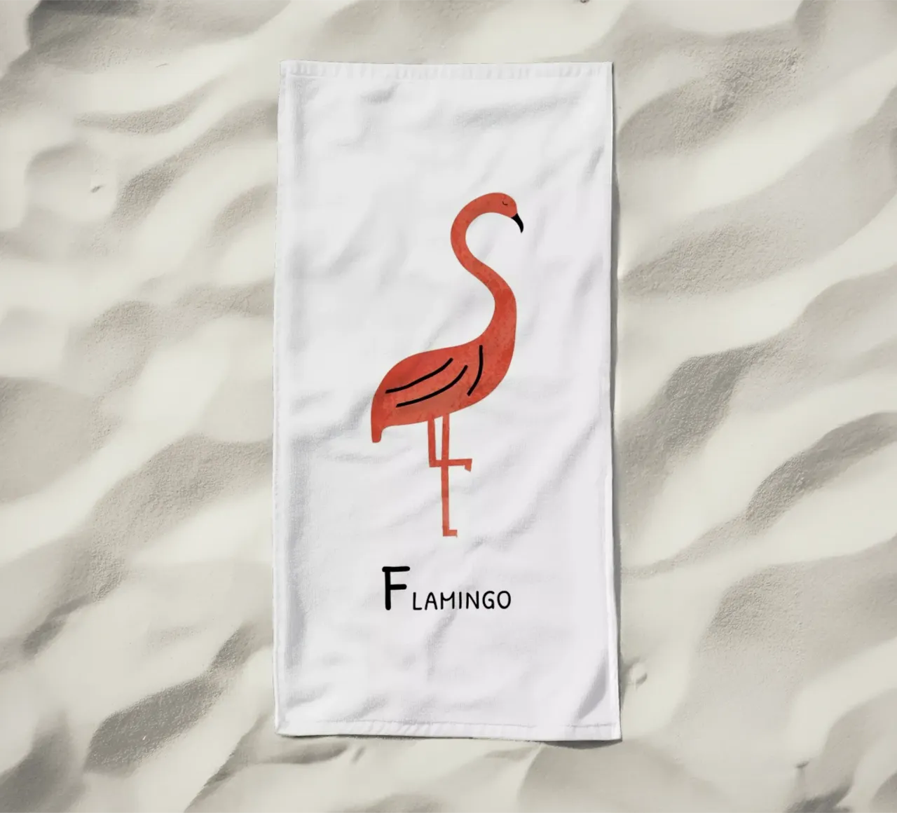 Flamingo telo mare da Little Flourishes