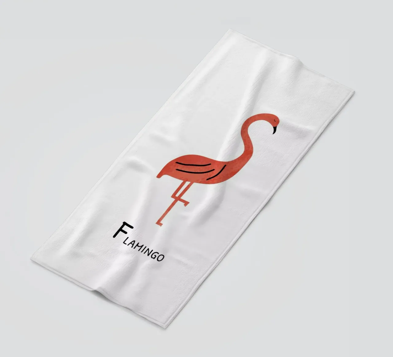 Flamingo telo mare da Little Flourishes