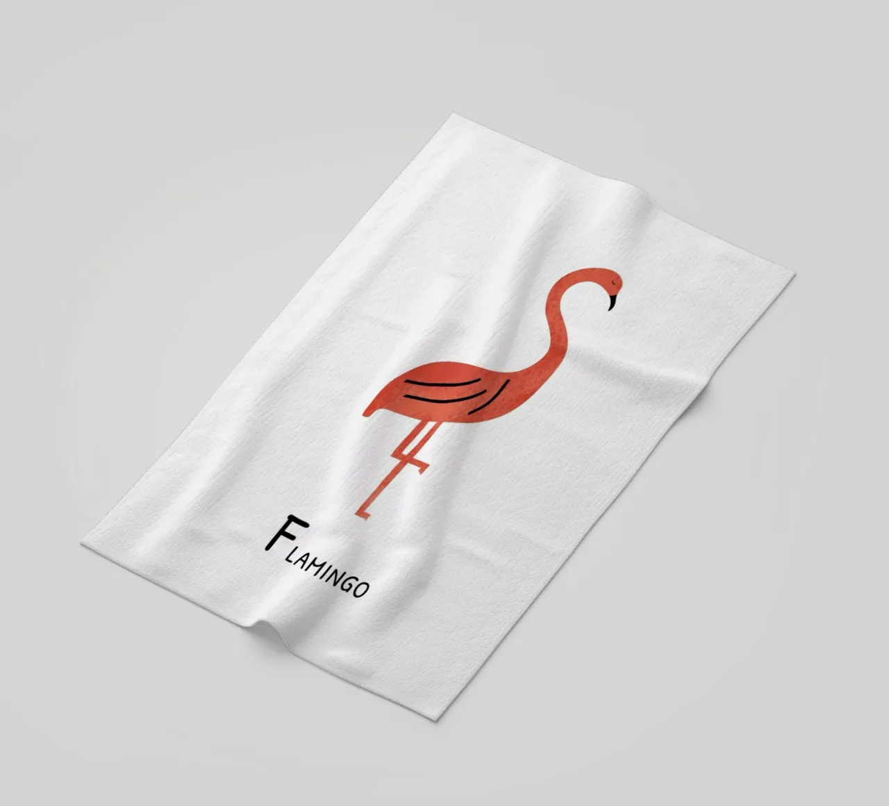 Flamingo telo mare da Little Flourishes