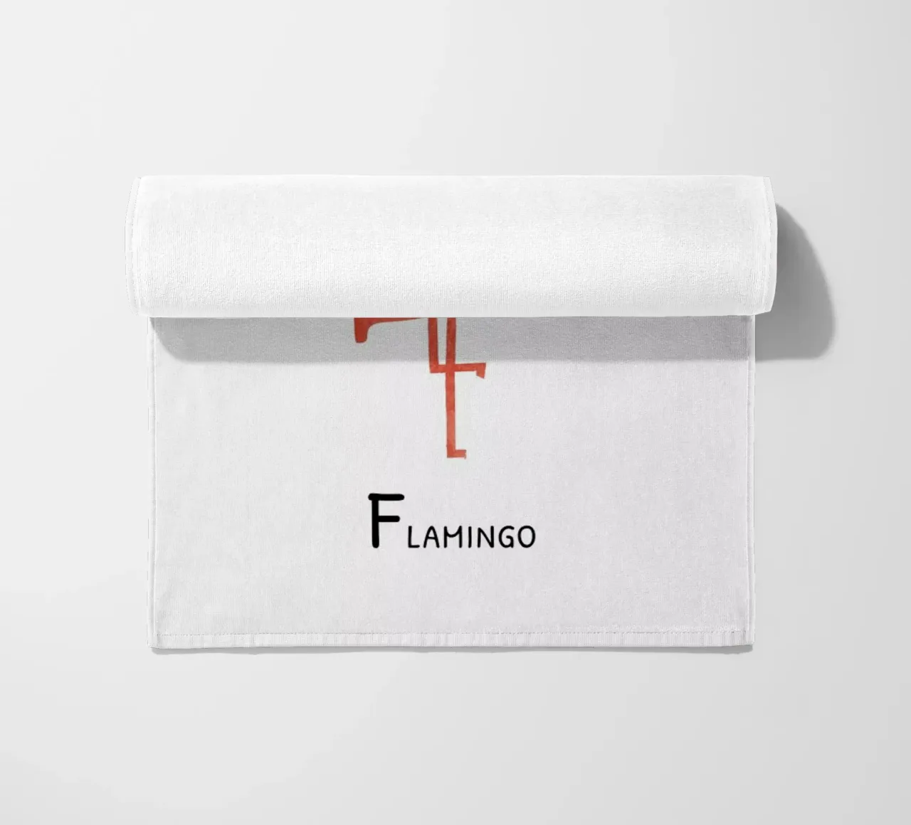 Flamingo telo mare da Little Flourishes