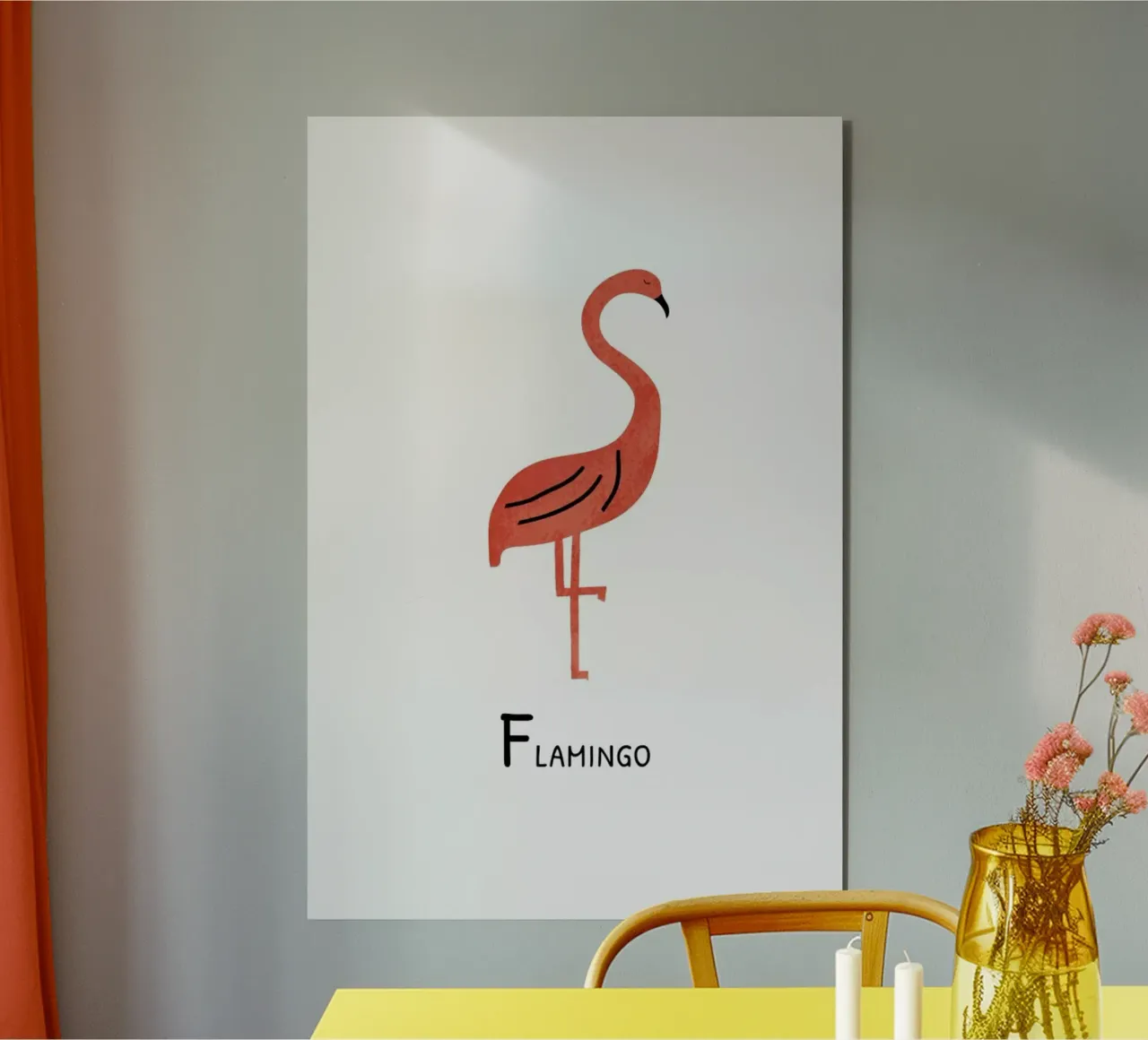Flamingo pannello forex da Little Flourishes