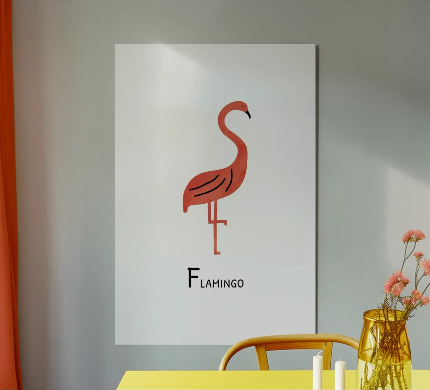 Flamingo forex plate by Little Flourishes