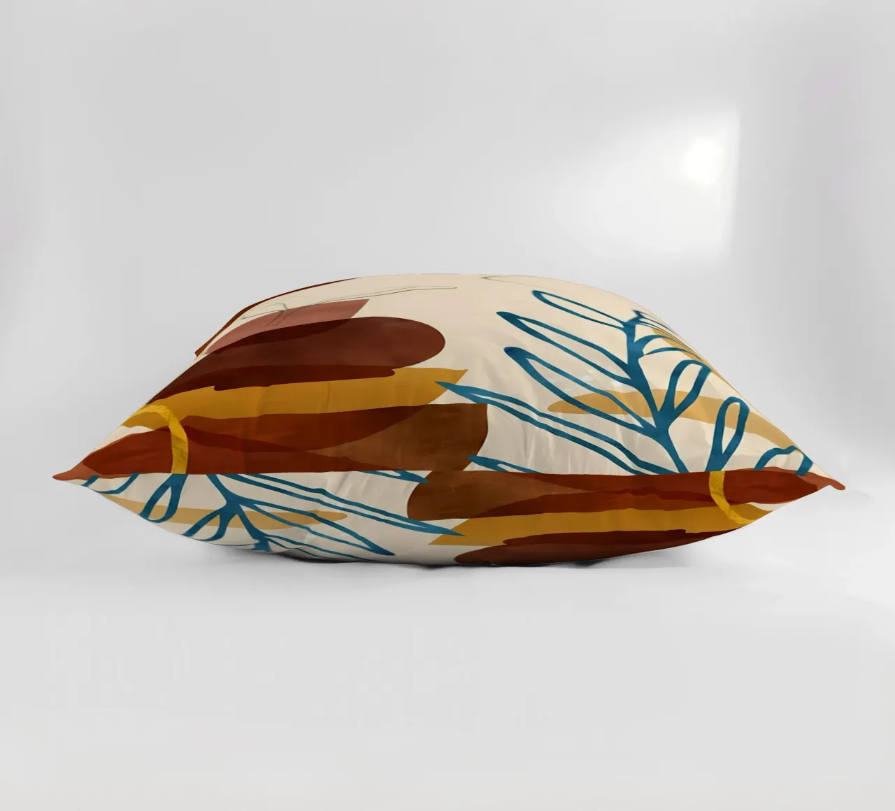 ASTRATTO ORGANICO 05A cuscino da Rebecca Clark Wyrick