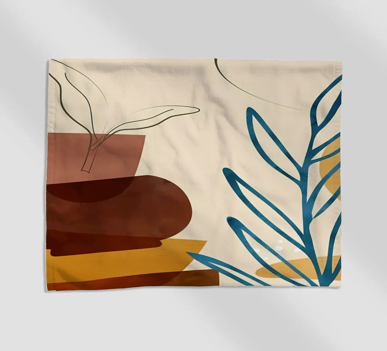 ASTRATTO ORGANICO 05A telo mare da Rebecca Clark Wyrick