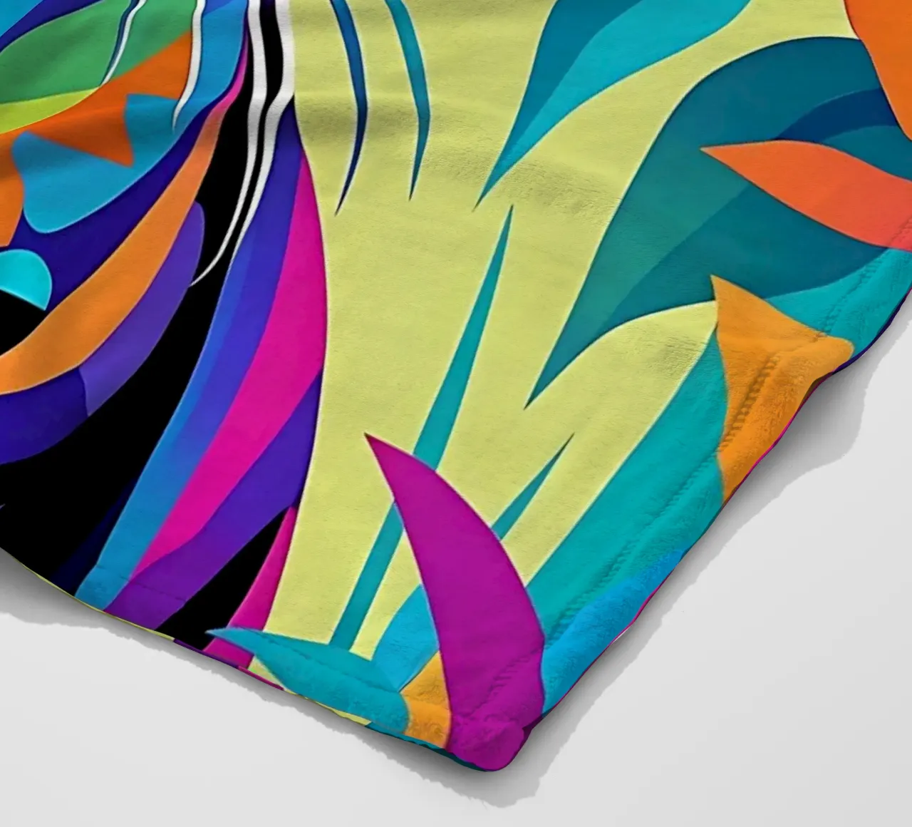 Stile_gatto_E_2 coperta in pile da Tierisch bunt by LK
