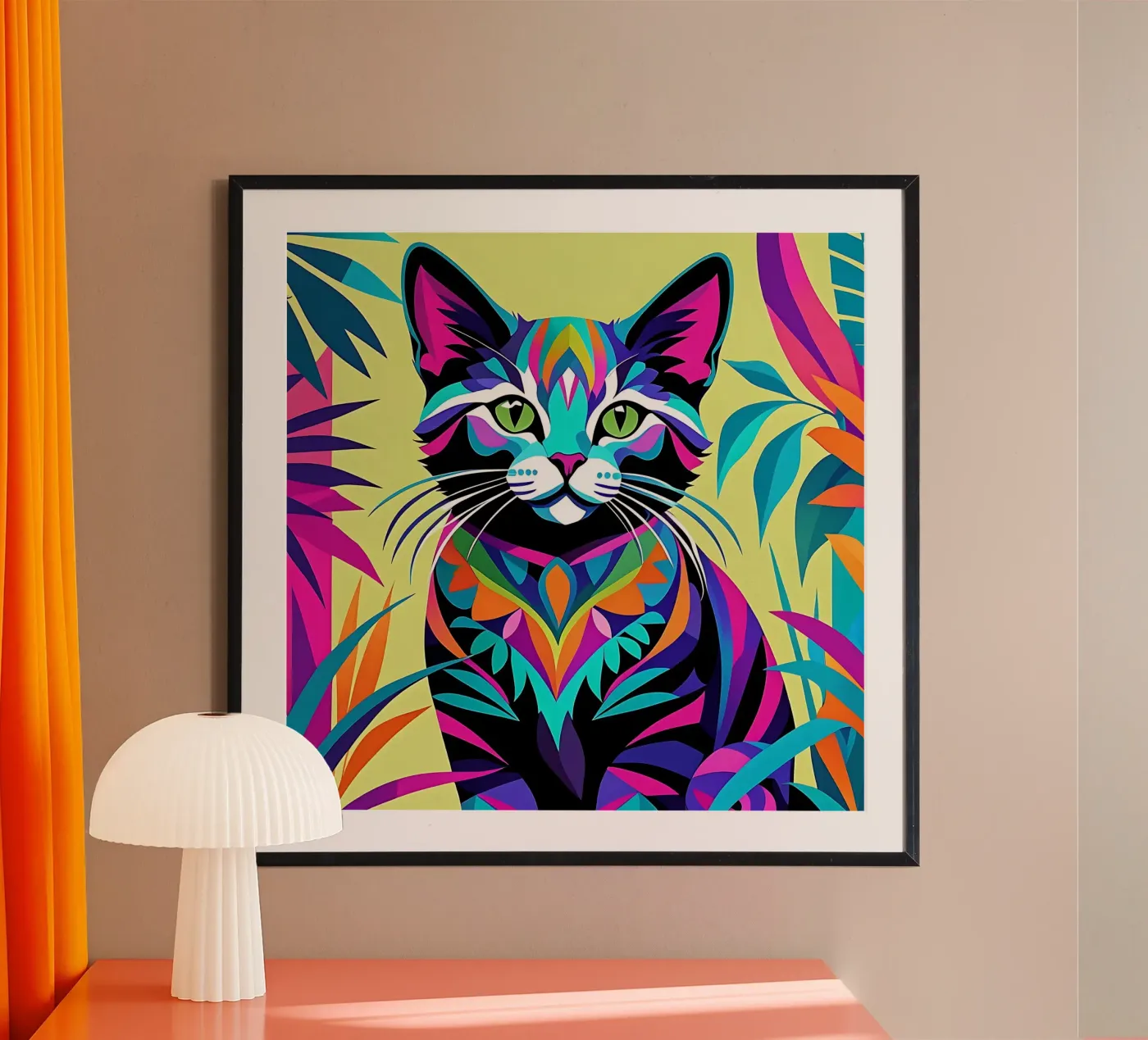 Stile_gatto_E_2 poster da Tierisch bunt by LK