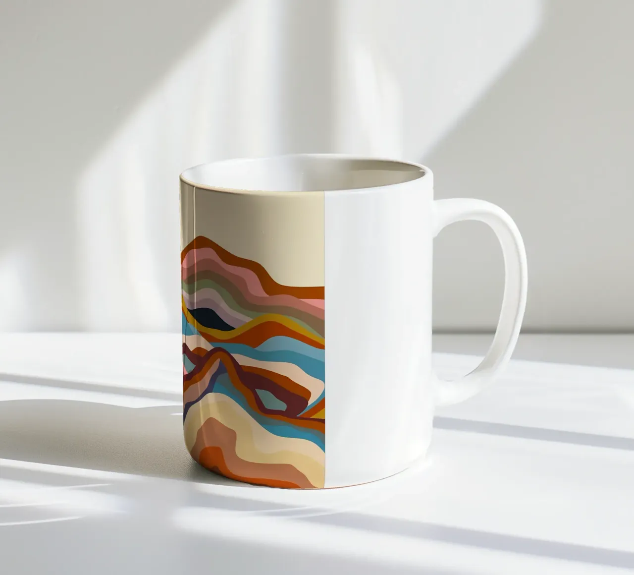 Maestà della terra tazza in ceramica da James M Coyle