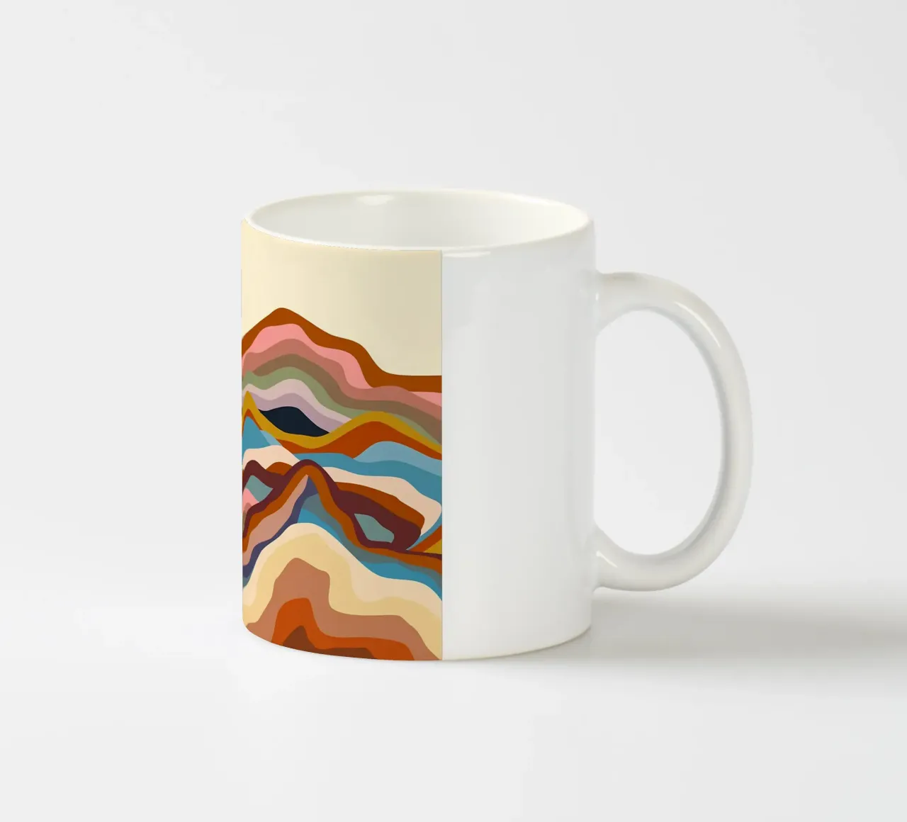 Maestà della terra tazza in ceramica da James M Coyle