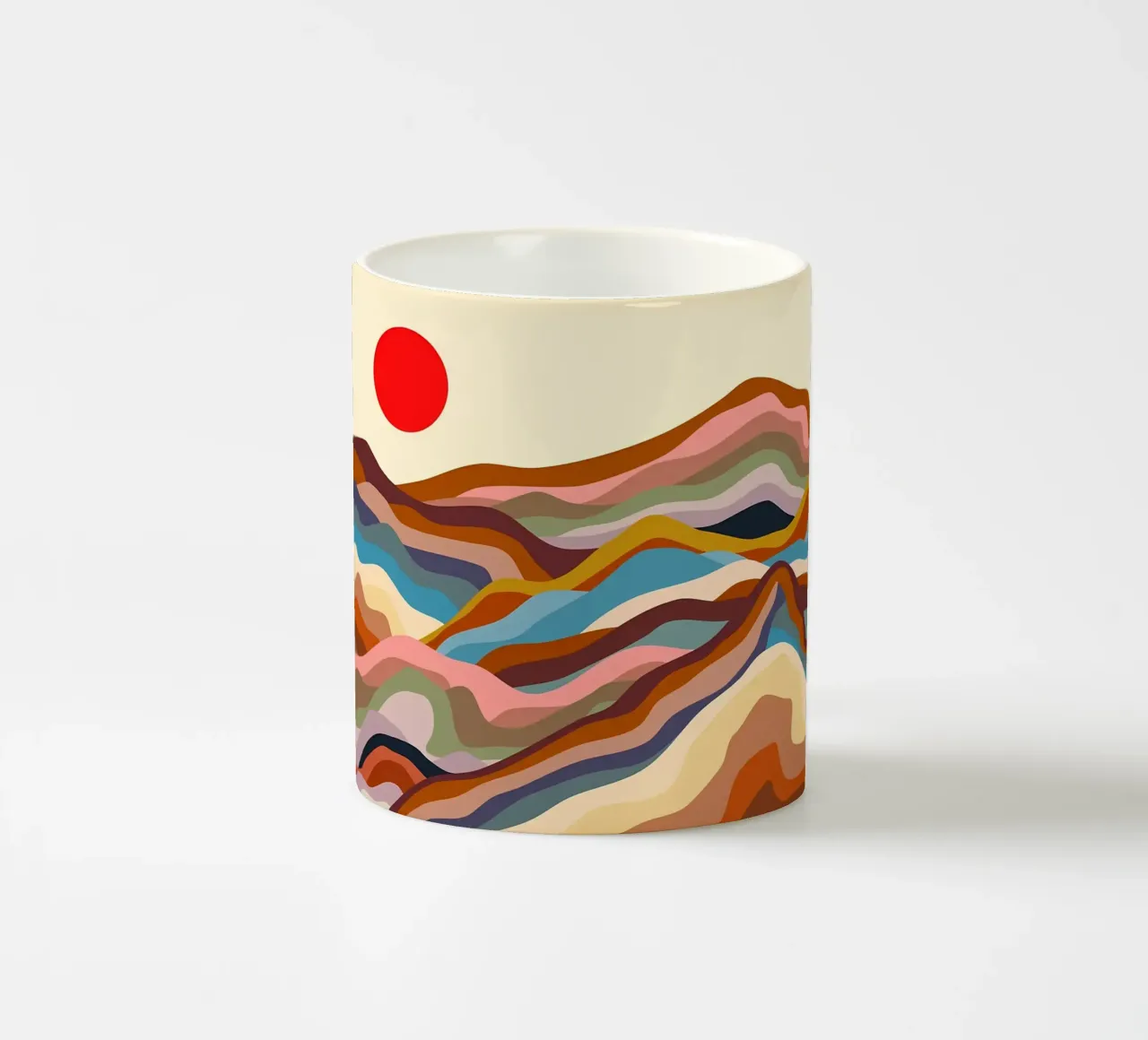 Maestà della terra tazza in ceramica da James M Coyle