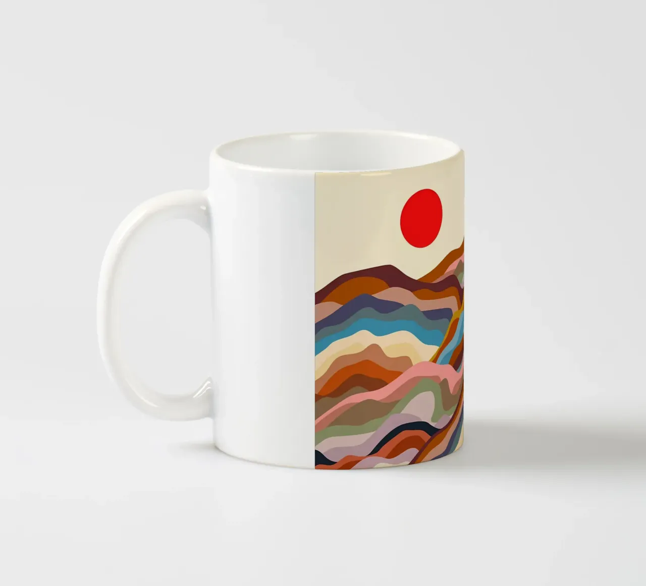 Maestà della terra tazza in ceramica da James M Coyle