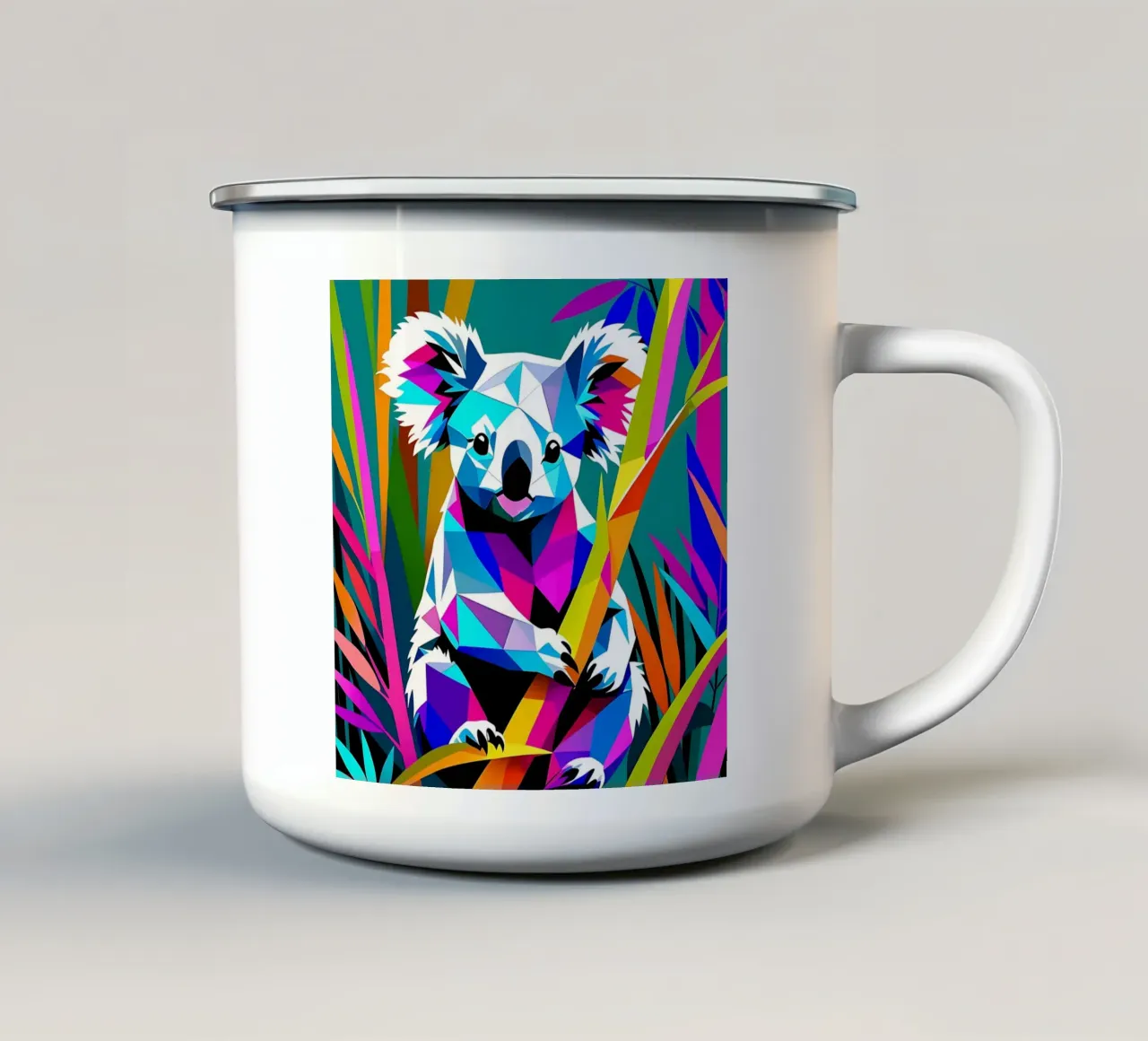 Koala_Stile_E_1 tazza in smalto da Tierisch bunt by LK