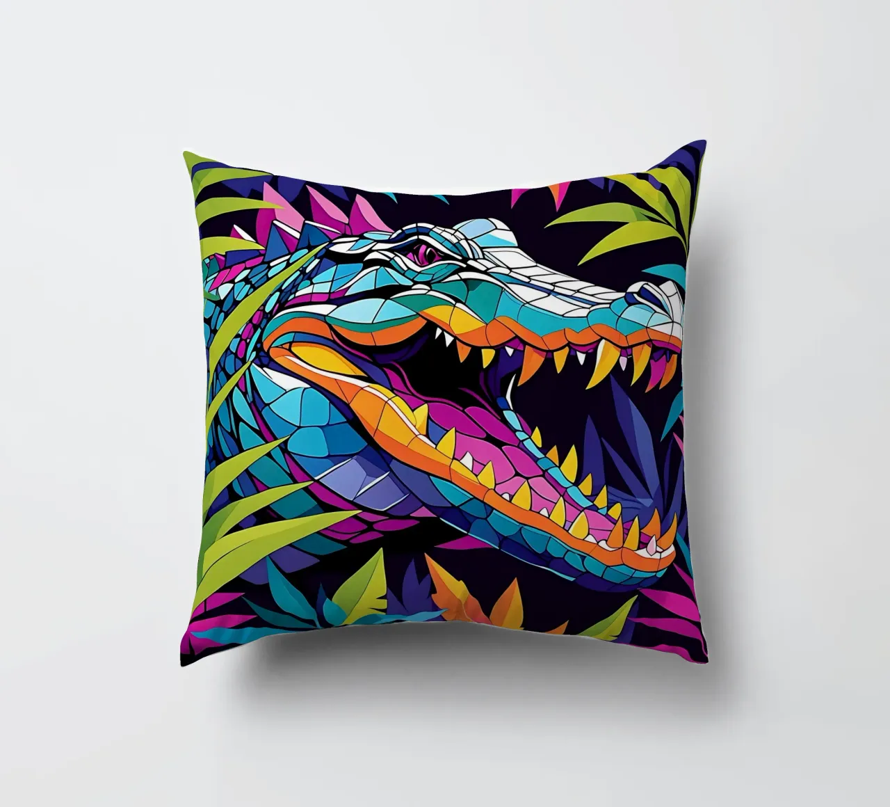 Stile_coccodrillo_E_1 cuscino da Tierisch bunt by LK