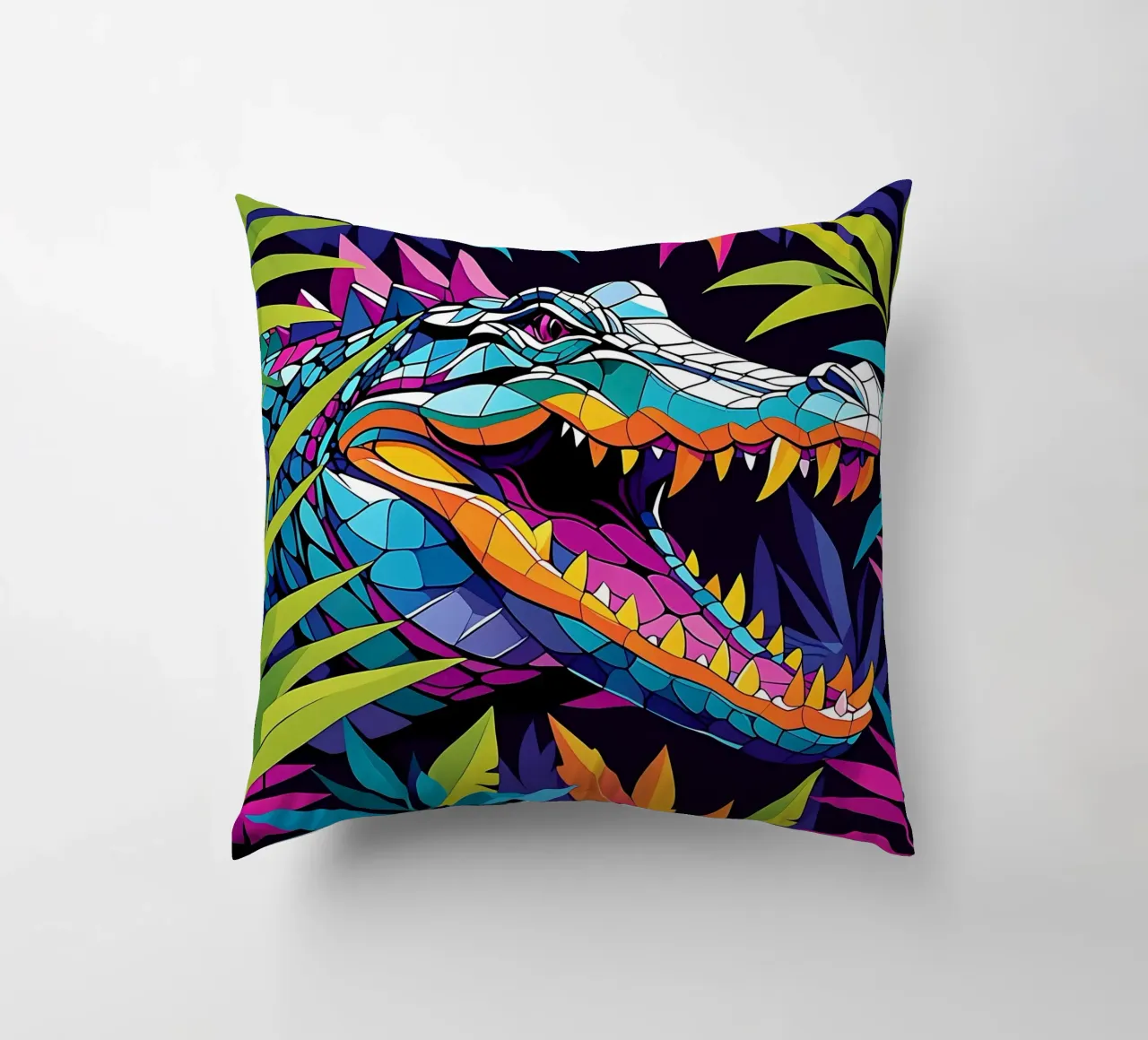 Stile_coccodrillo_E_1 cuscino da Tierisch bunt by LK