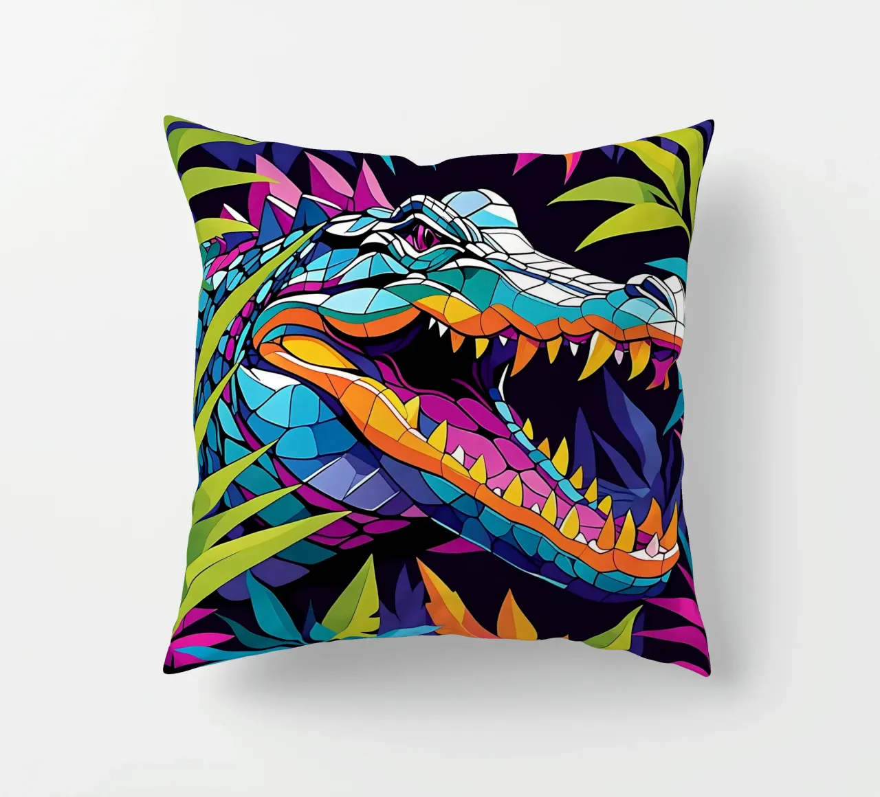 Stile_coccodrillo_E_1 cuscino da Tierisch bunt by LK