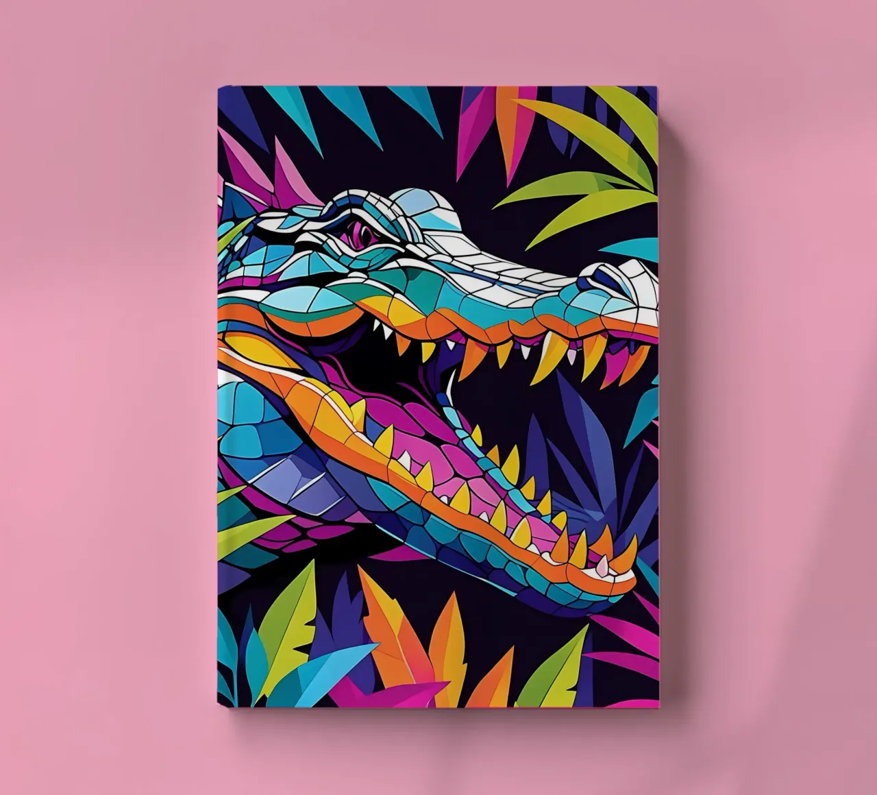 Cocodrilo_estilo_E_1 cuaderno de Tierisch bunt by LK