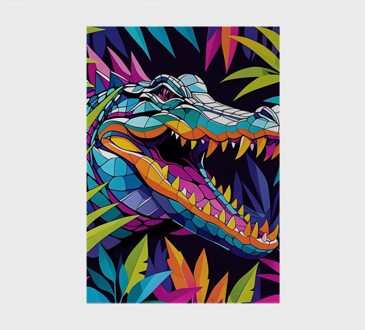 Cocodrilo_estilo_E_1 cuaderno de Tierisch bunt by LK