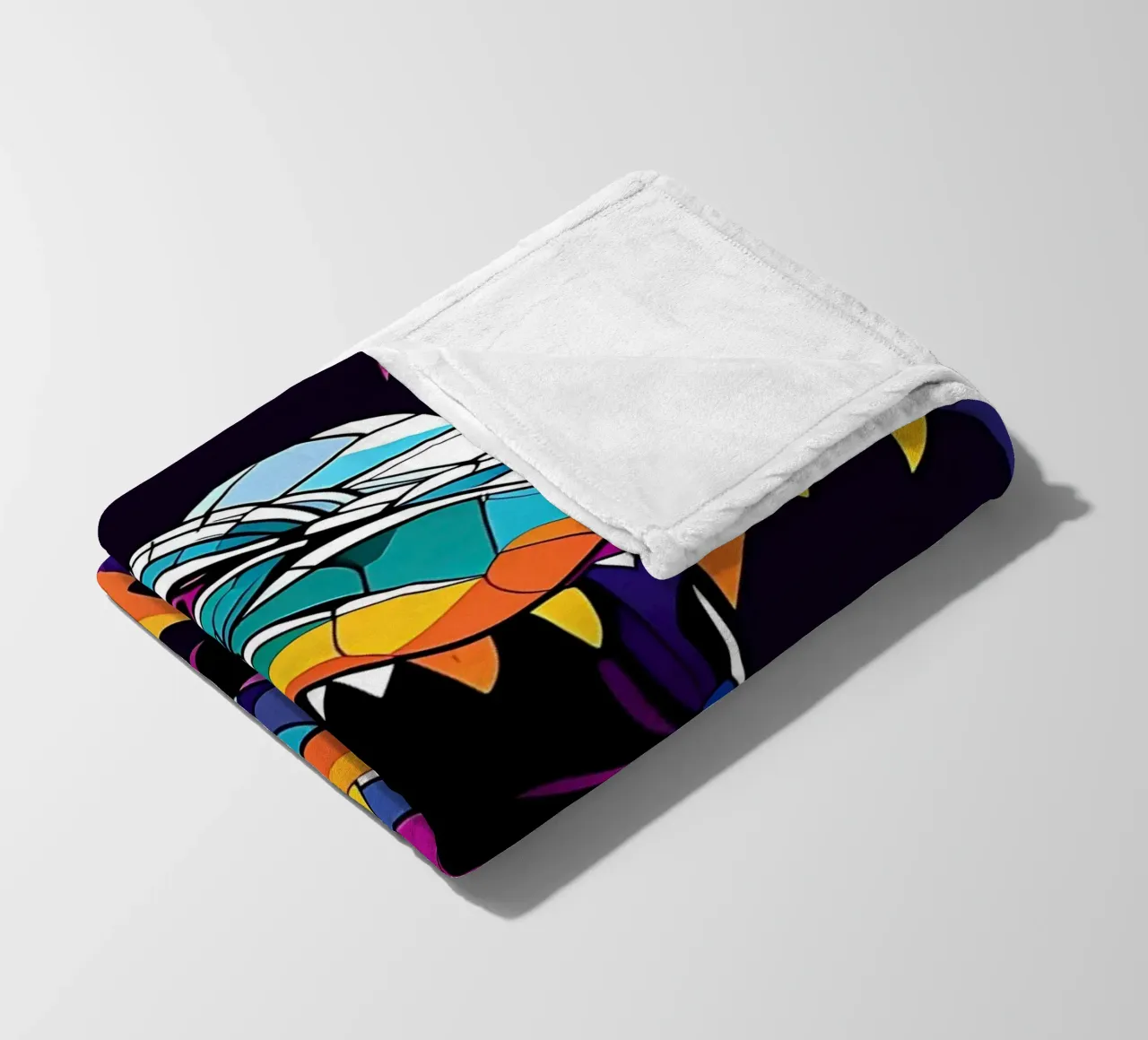 Stile_coccodrillo_E_1 coperta in pile da Tierisch bunt by LK