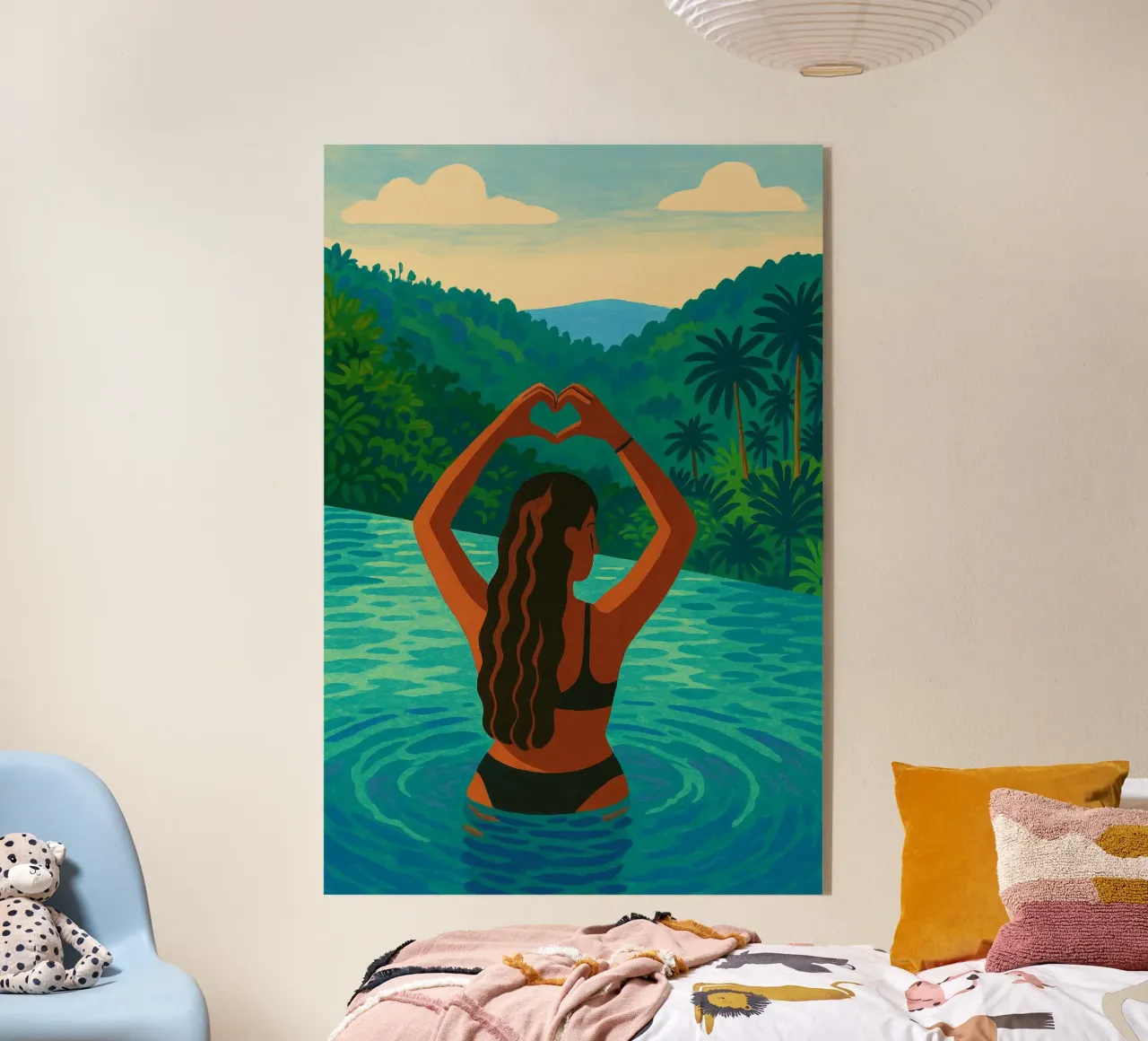 Oneindig zwembad acryl van Aquarevo