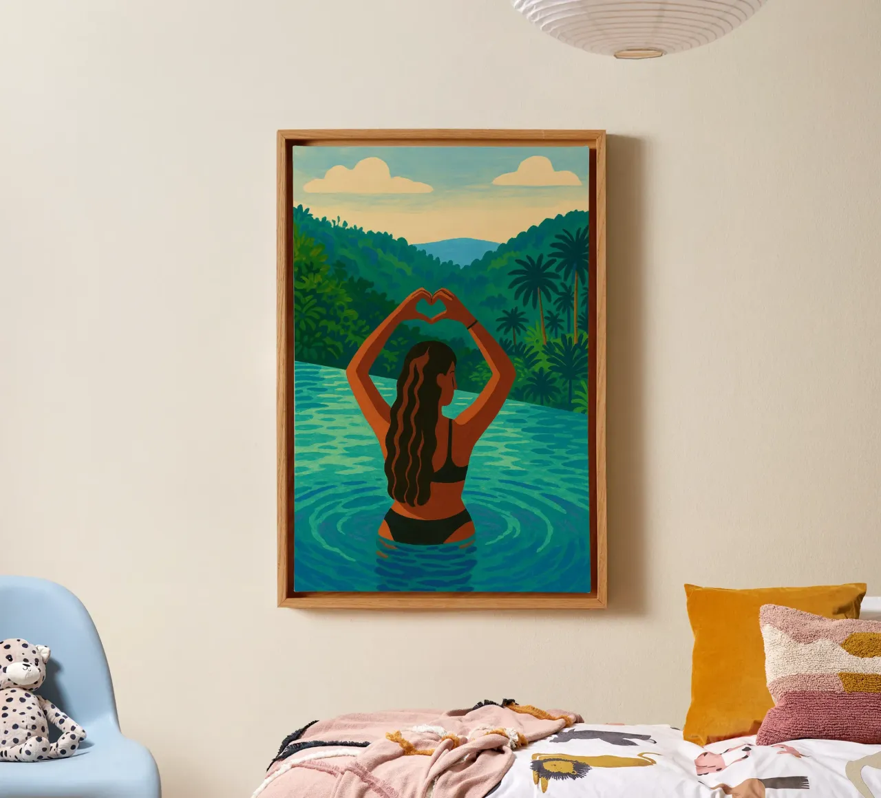 Infinity Pool canvas by Aquarevo