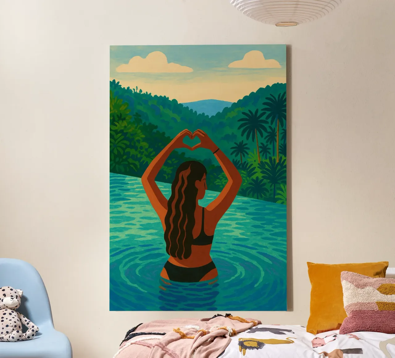 Infinity Pool canvas by Aquarevo