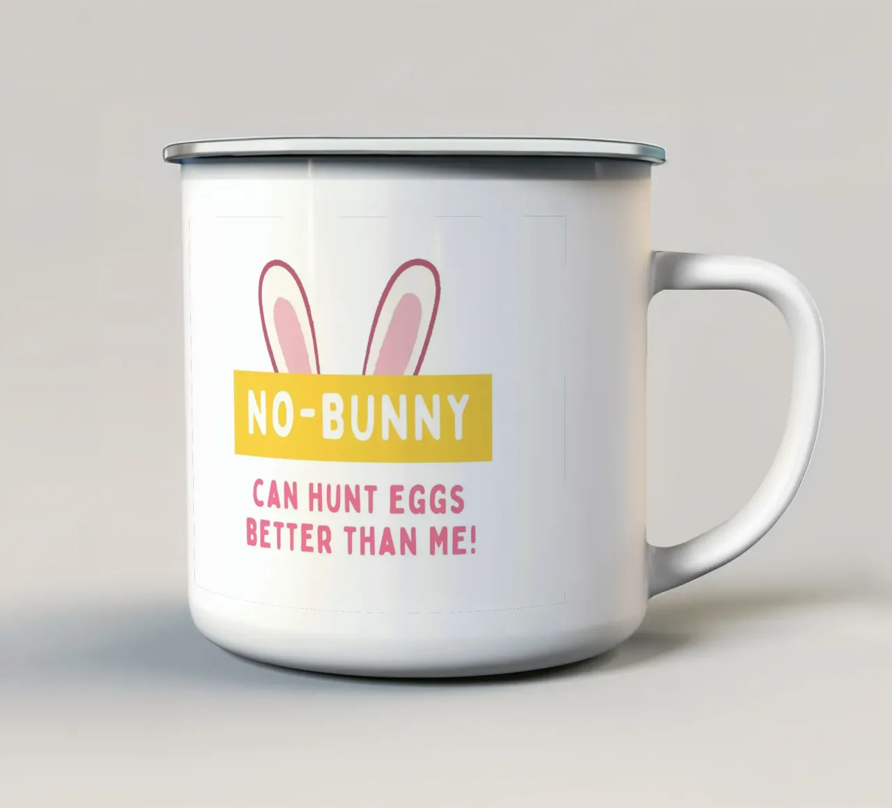 Happy Easter tazza in smalto da Dreamer10