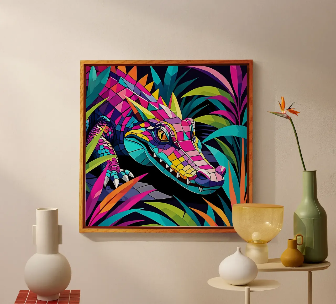 Stile_coccodrillo_E_2 plexiglass da Tierisch bunt by LK