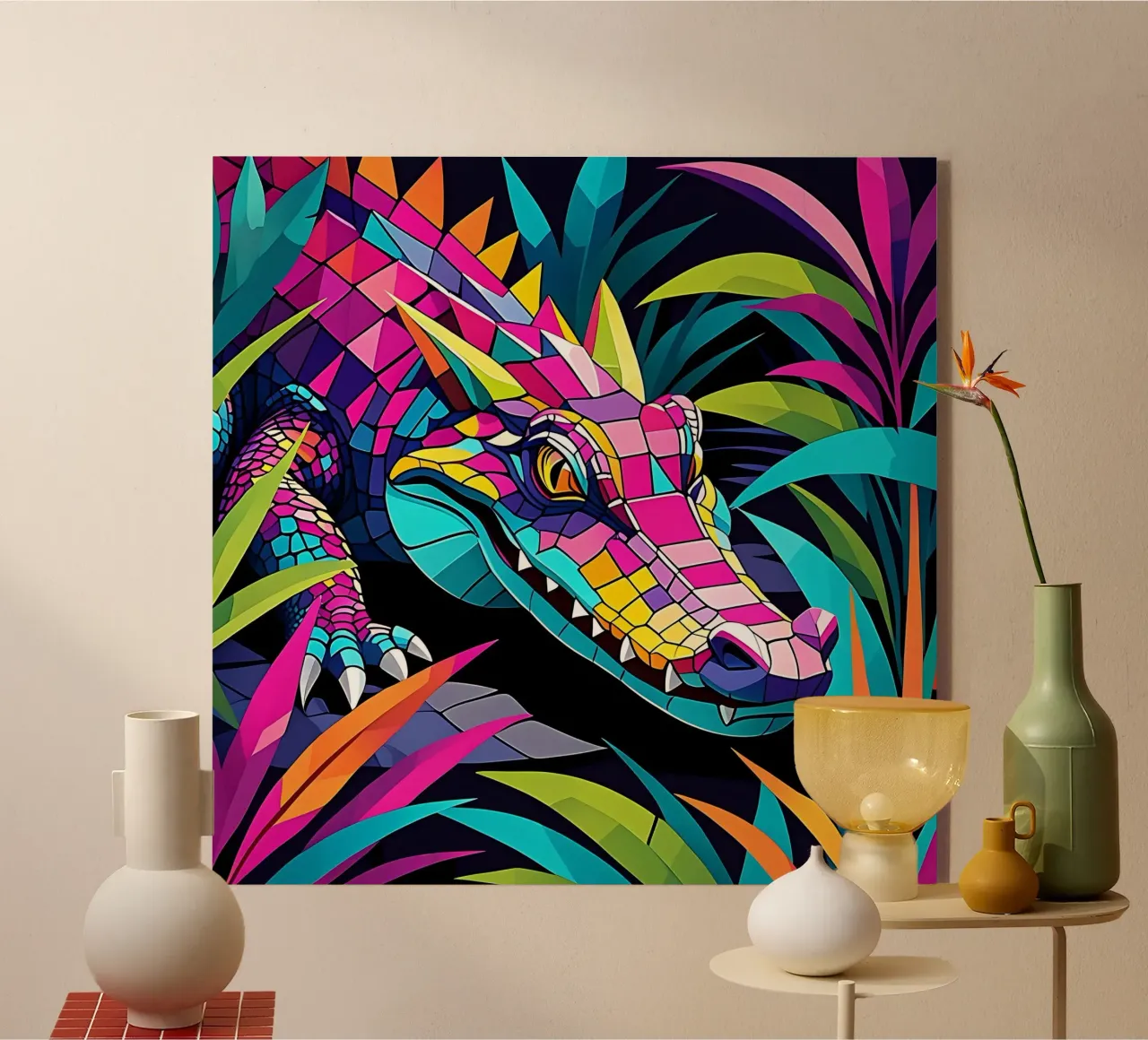 Stile_coccodrillo_E_2 plexiglass da Tierisch bunt by LK