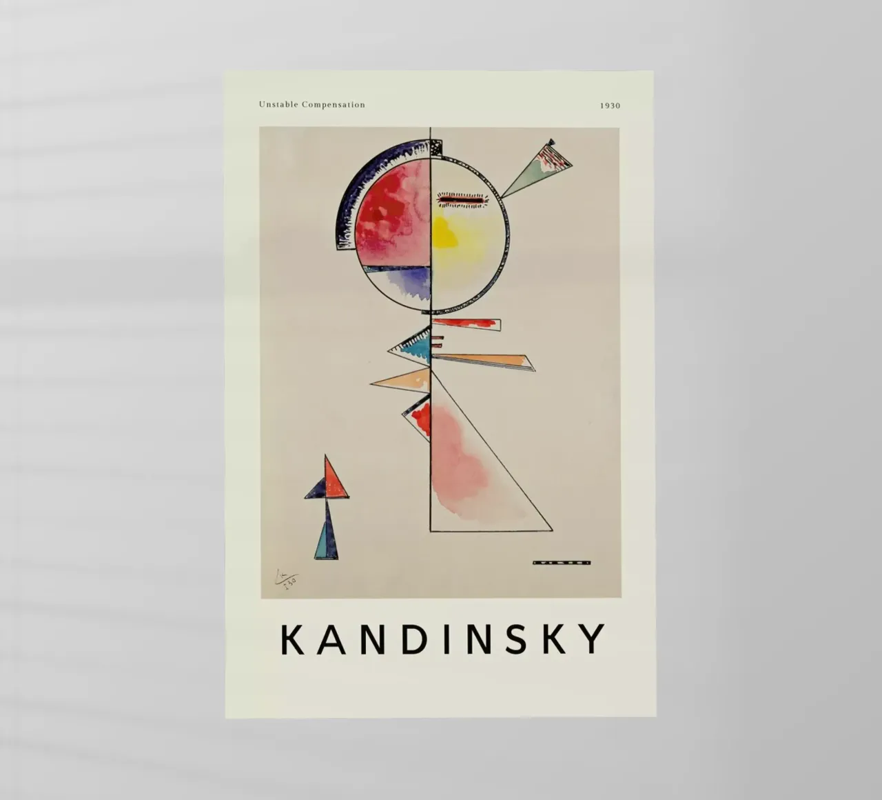 Kandinsky - Unstable Compensation pellicola backlit da ARTOTHEK