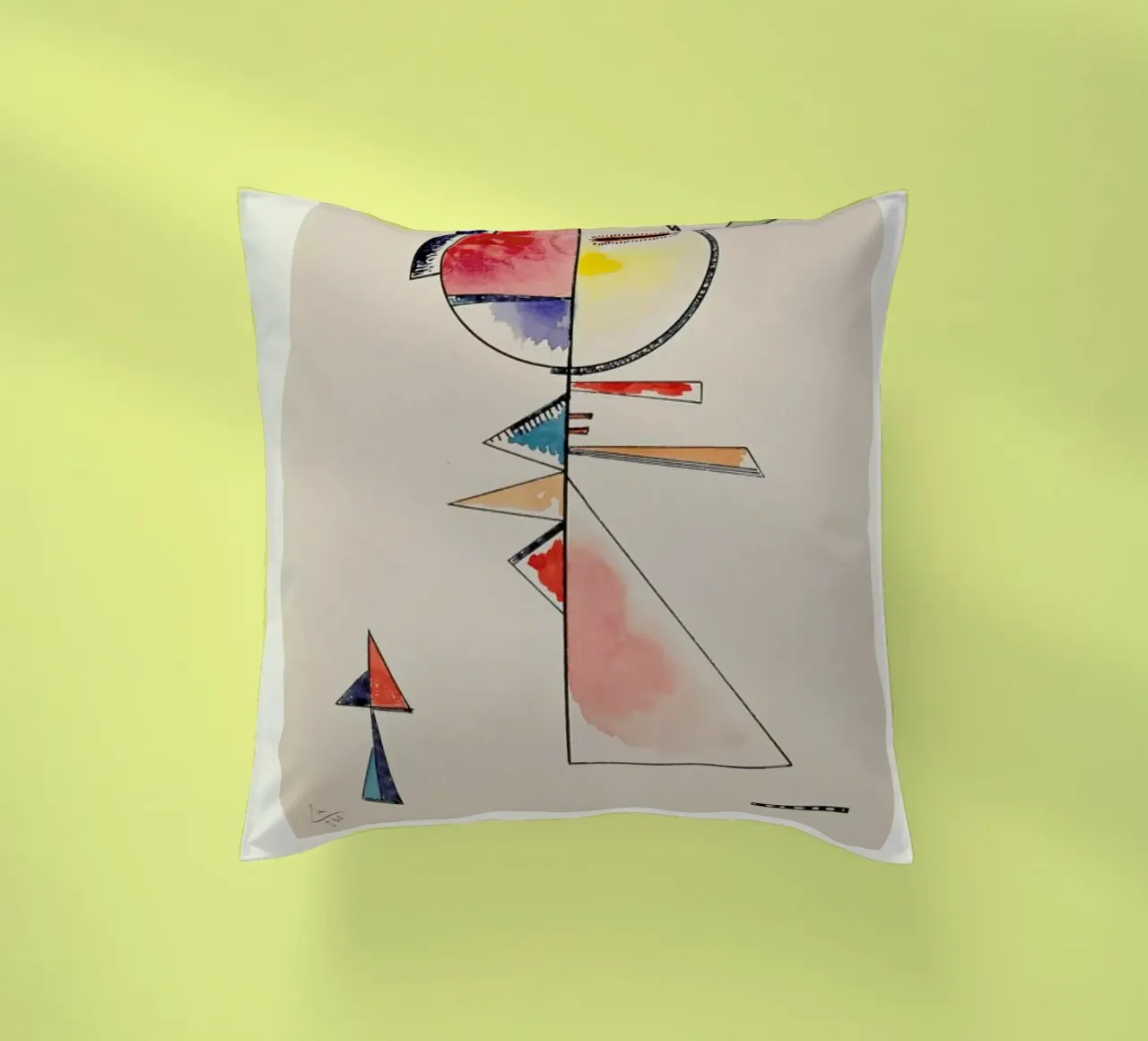 Kandinsky - Unstable Compensation cuscino da ARTOTHEK